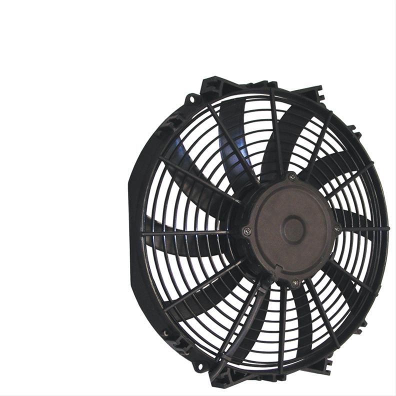 14 Inch 1,555 CFM Maradyne Champion Series Electric Fan M146K Fan, Series, Electric, Single, 14.0 in. Diameter, cfm, 12 V, Puller/Pusher, Black Plastic, Each