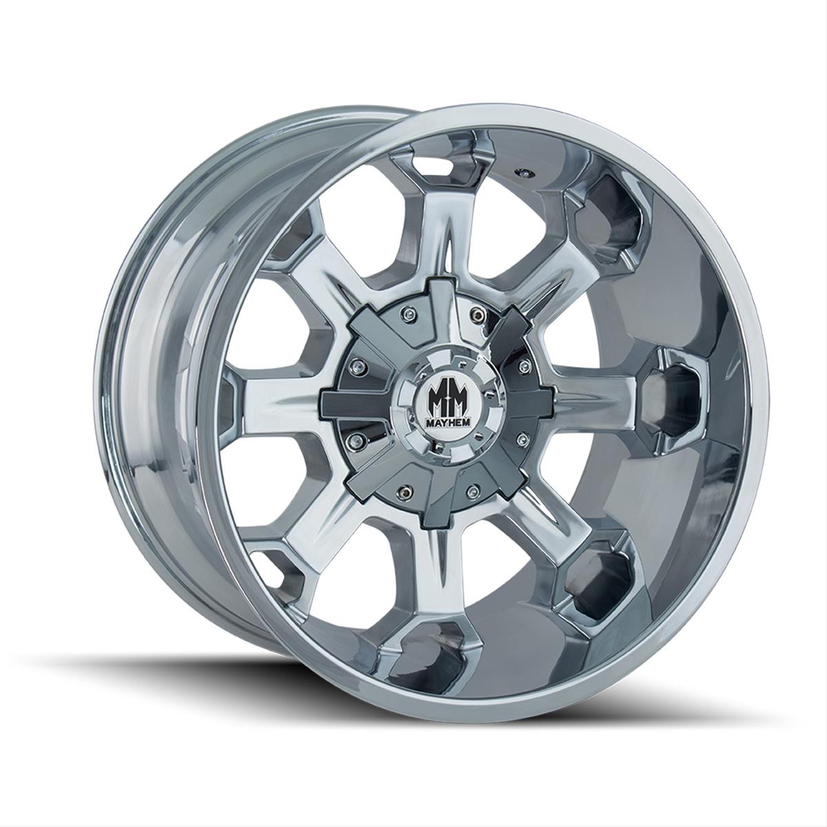 Mayhem Wheels 8015-7952P2D18 Mayhem Warrior 8015 Series Chrome Wheels ...