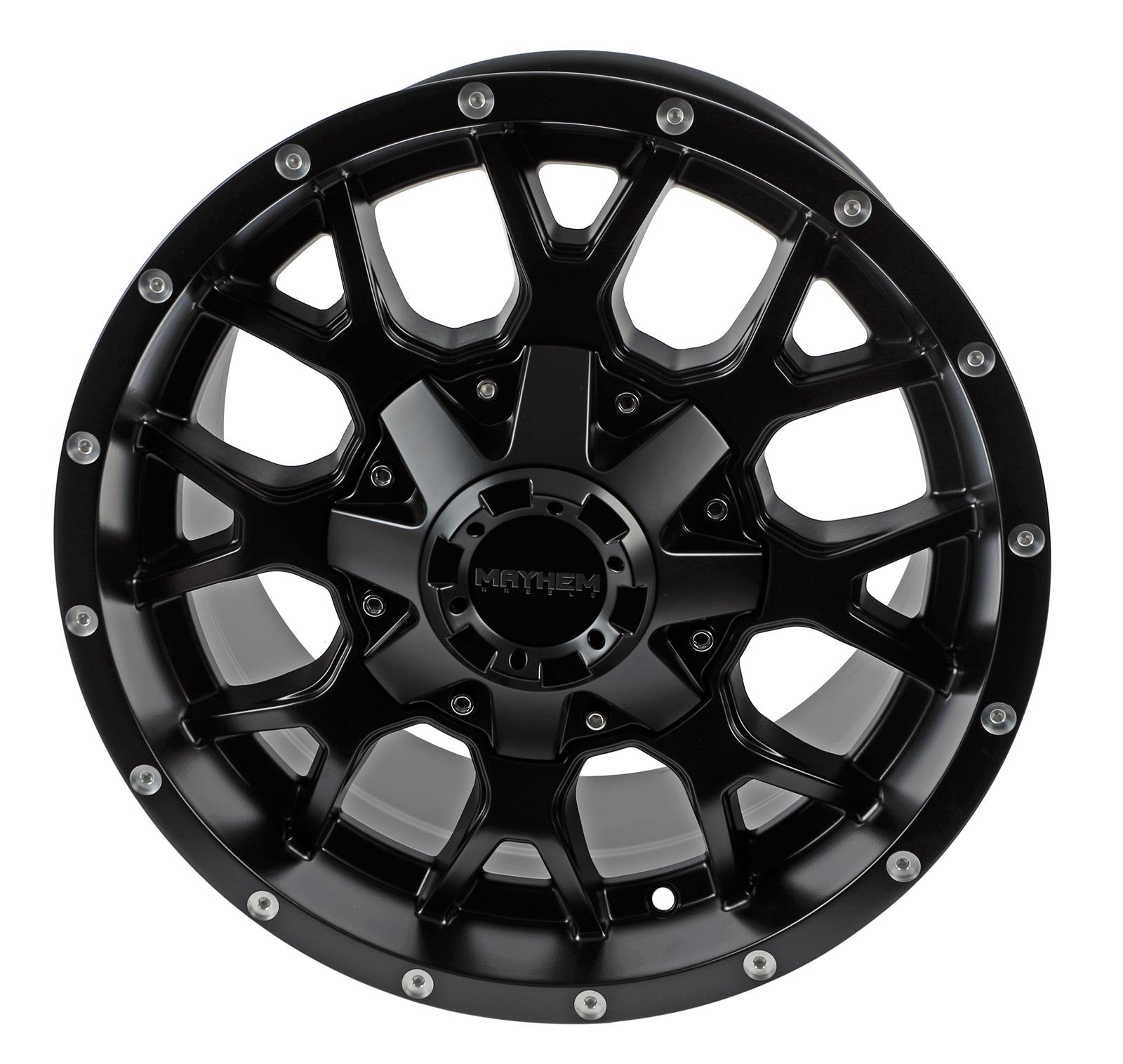 Mayhem Wheels 8015-7937MB18 Mayhem Warrior 8015 Series Matte Black