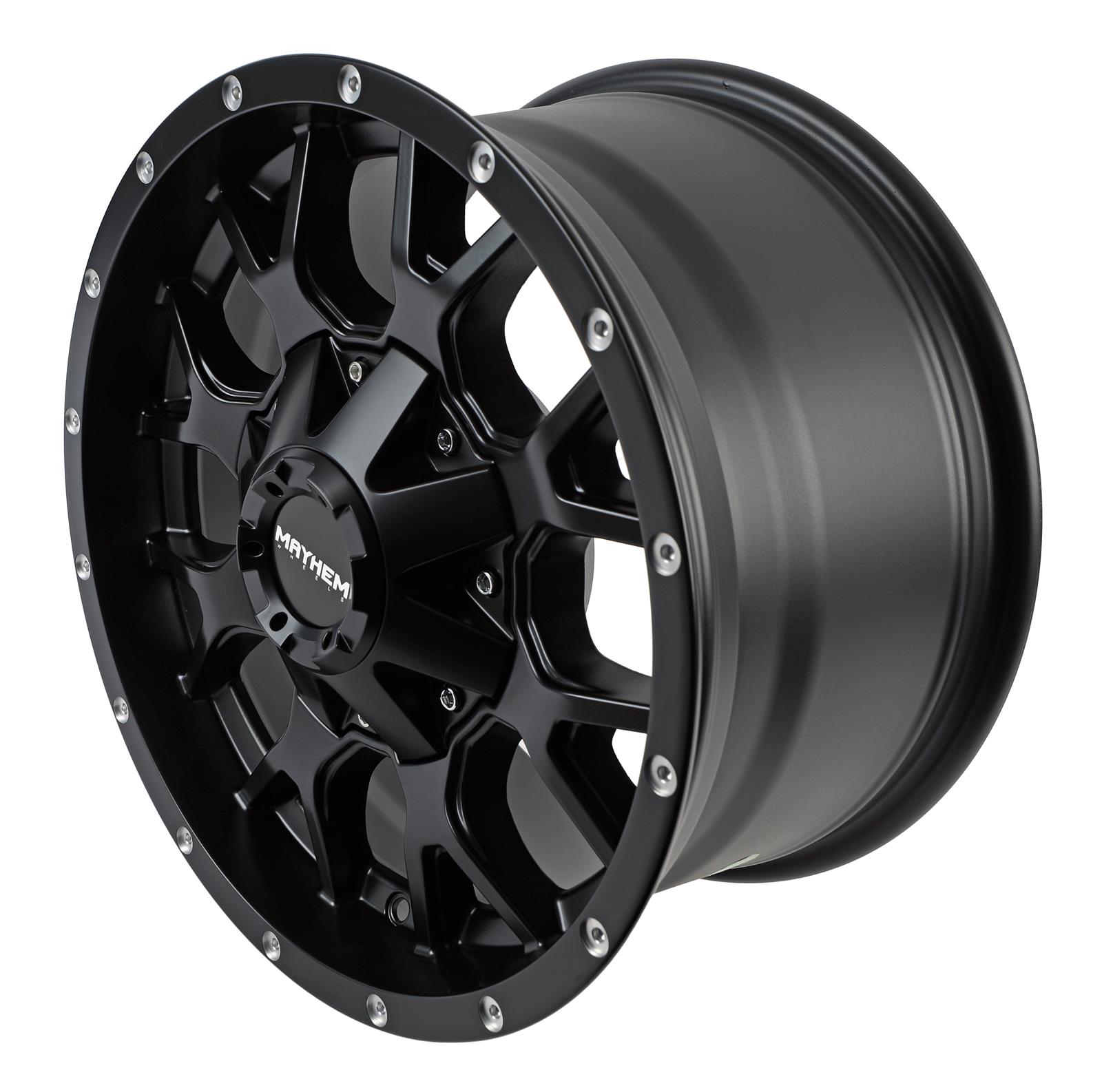 Mayhem Wheels 8015-7937MB18 Mayhem Warrior 8015 Series Matte Black