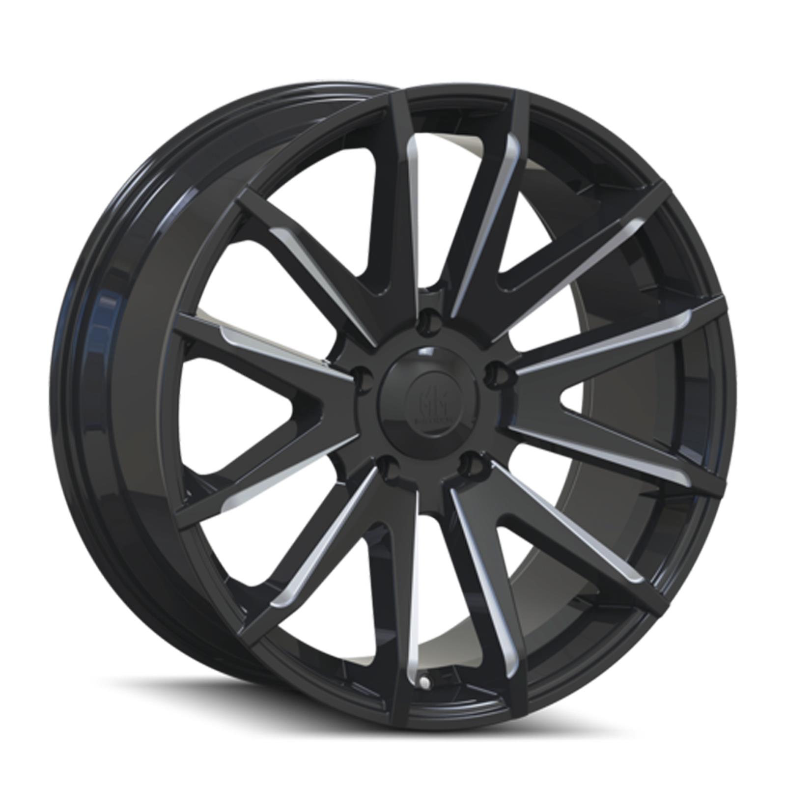 Mayhem Wheels 8109-2936BM10 Mayhem Crossfire 8109 Series Gloss