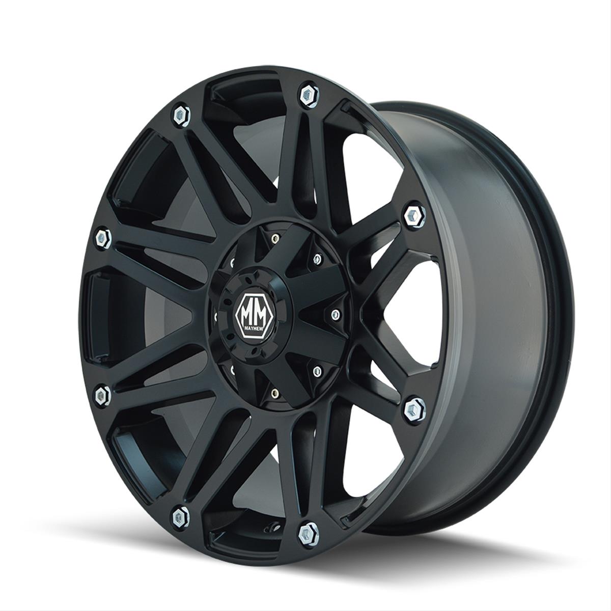 Mayhem Wheels 8010-8983MB Mayhem Riot 8010 Series Matte Black Wheels ...