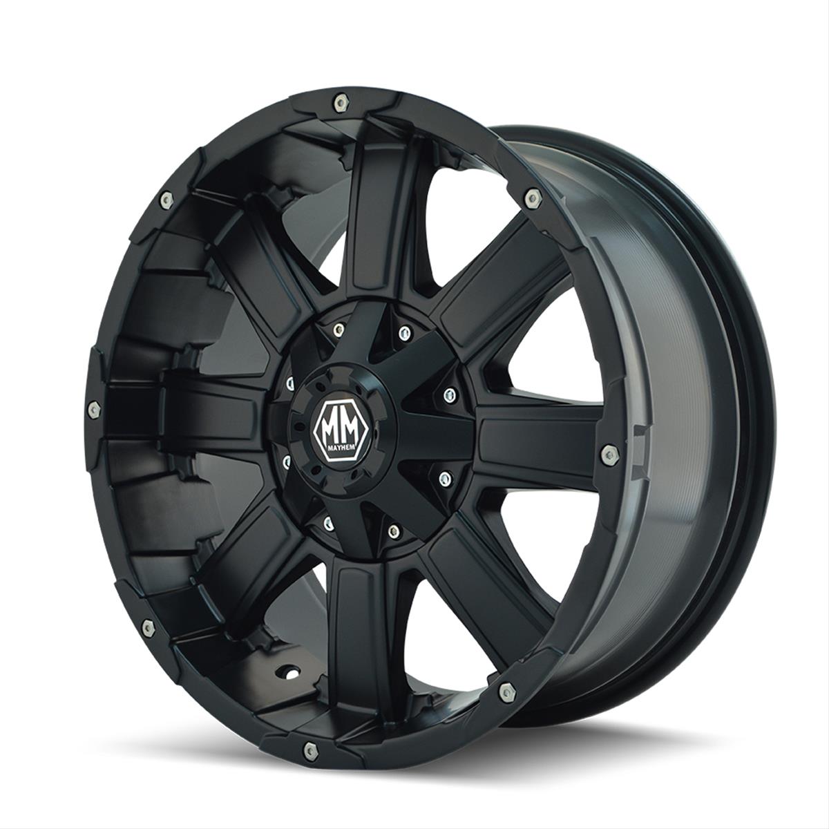 Mayhem Wheels 8030-8937MB Mayhem Chaos 8030 Series Matte Black