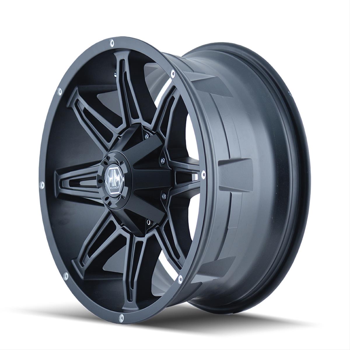 Mayhem Wheels 8090-8956MB18 Mayhem Rampage 8090 Series Matte Black