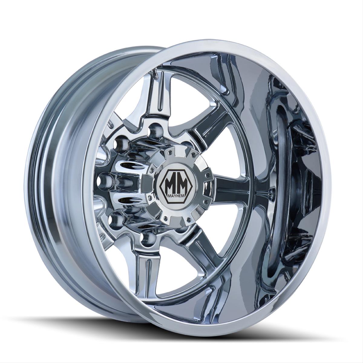 Mayhem Monstir 8101 Series Chrome Dually Wheels 20x8.25 Wheel, MONSTIR INNER CHROME 20X8.25 8-170 127mm 124.9mm thumbnail 2