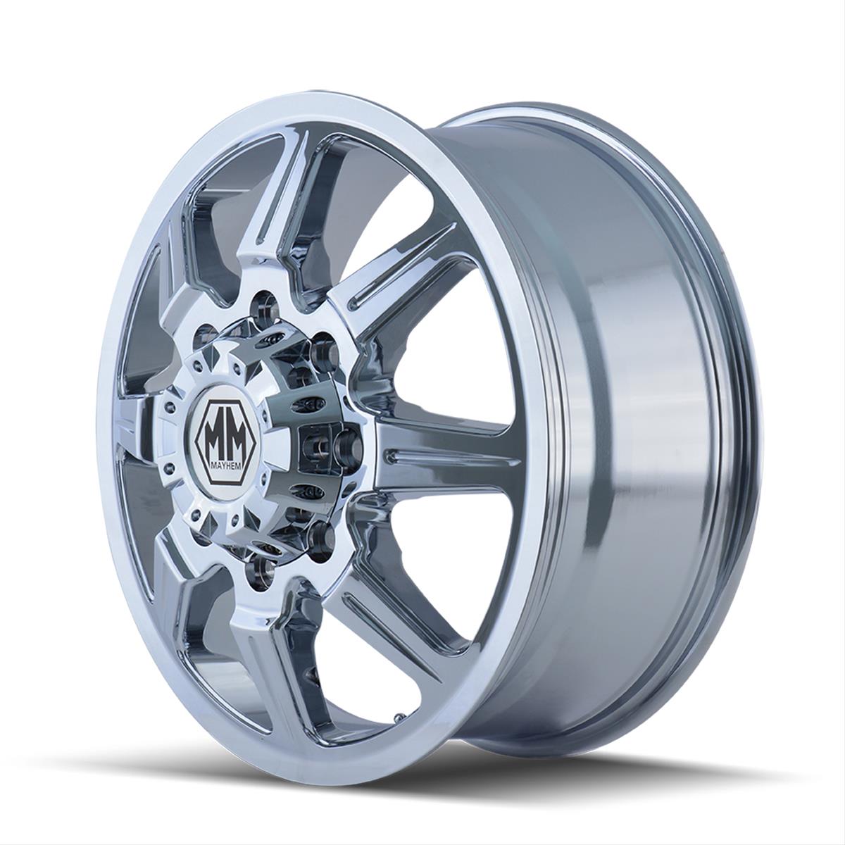 Mayhem Monstir 8101 Series Chrome Dually Wheels 20x8.25 Wheel, MONSTIR INNER CHROME 20X8.25 8-170 127mm 124.9mm thumbnail 3