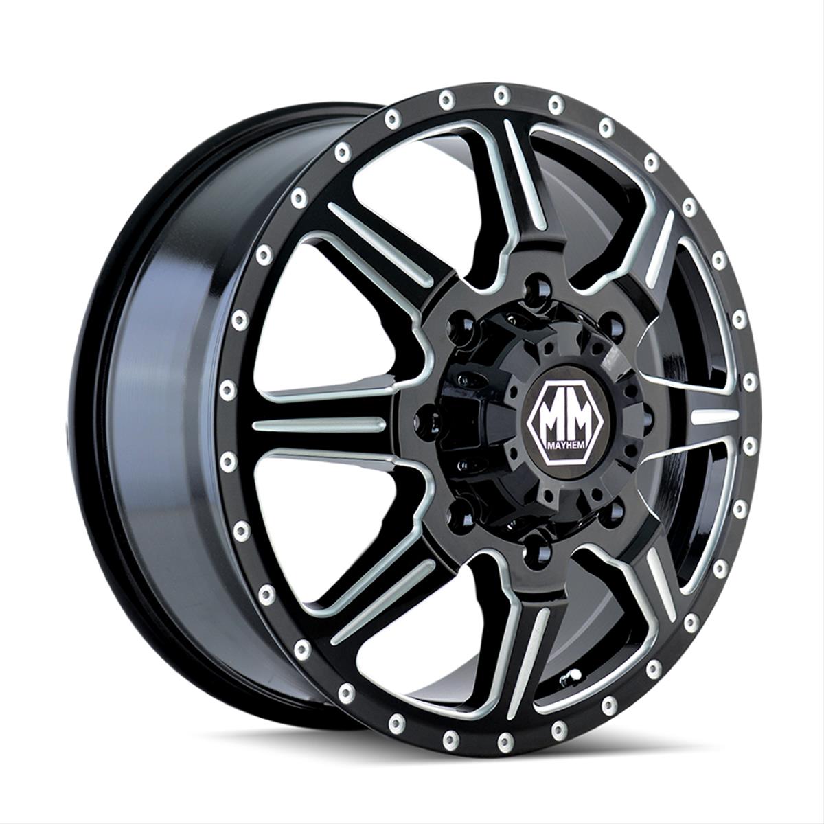 Mayhem Wheels 8101-22877MF Mayhem Monstir 8101 Series Gloss Black