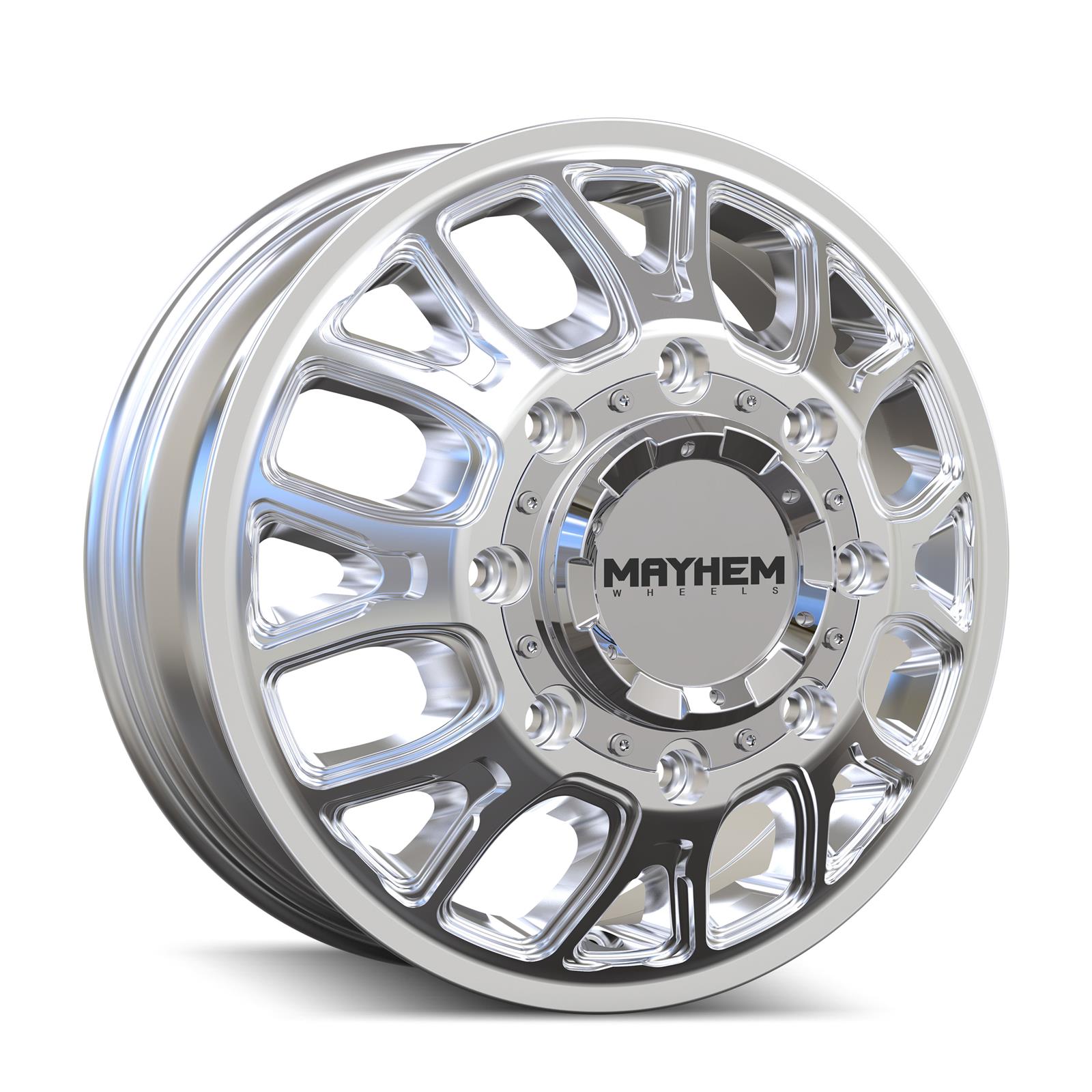 Mayhem Wheels 8107D-7681FP Mayhem Cogent 8107 Dually Polished