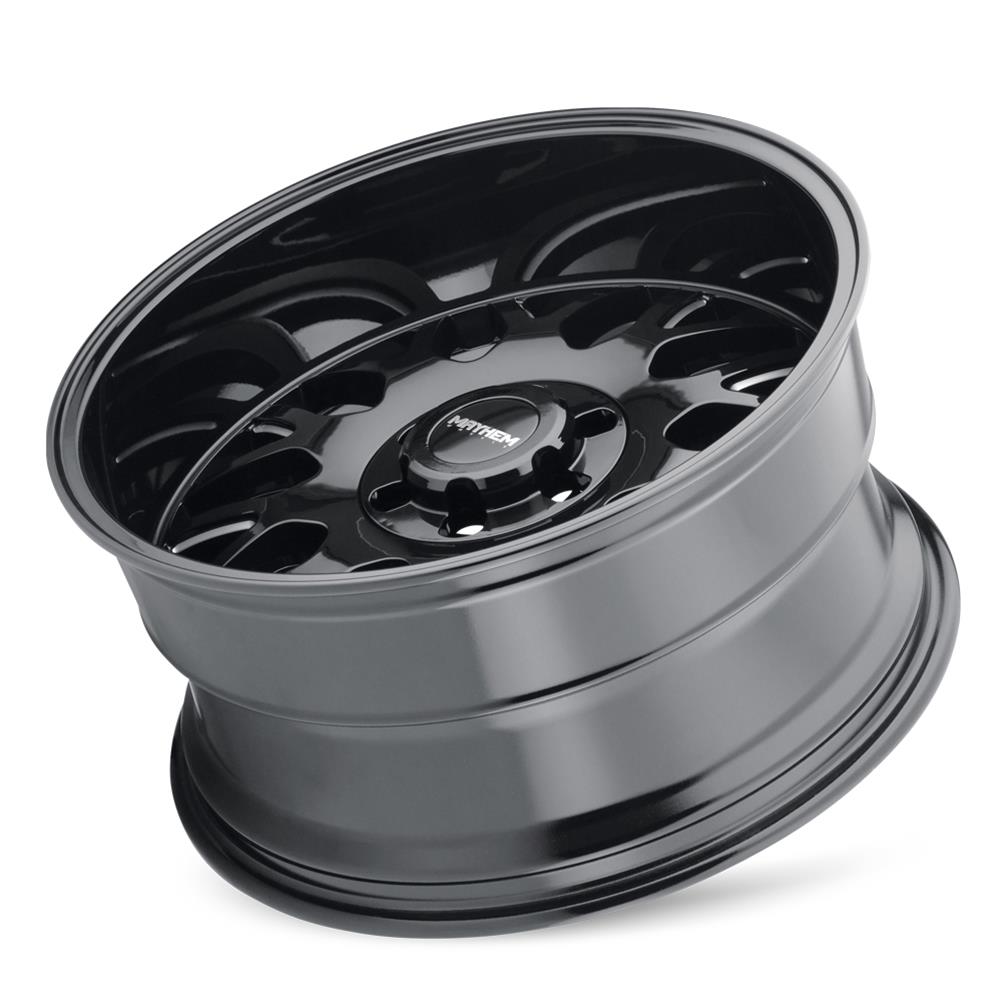 Mayhem Tripwire 8110 Gloss Black Wheel with Milled Accents 20x9 MAYHEM TRIPWIRE GLOSS BLACK/MILLED SPOKES 20X9 5-139.7/5-150 18MM 110MM thumbnail 2