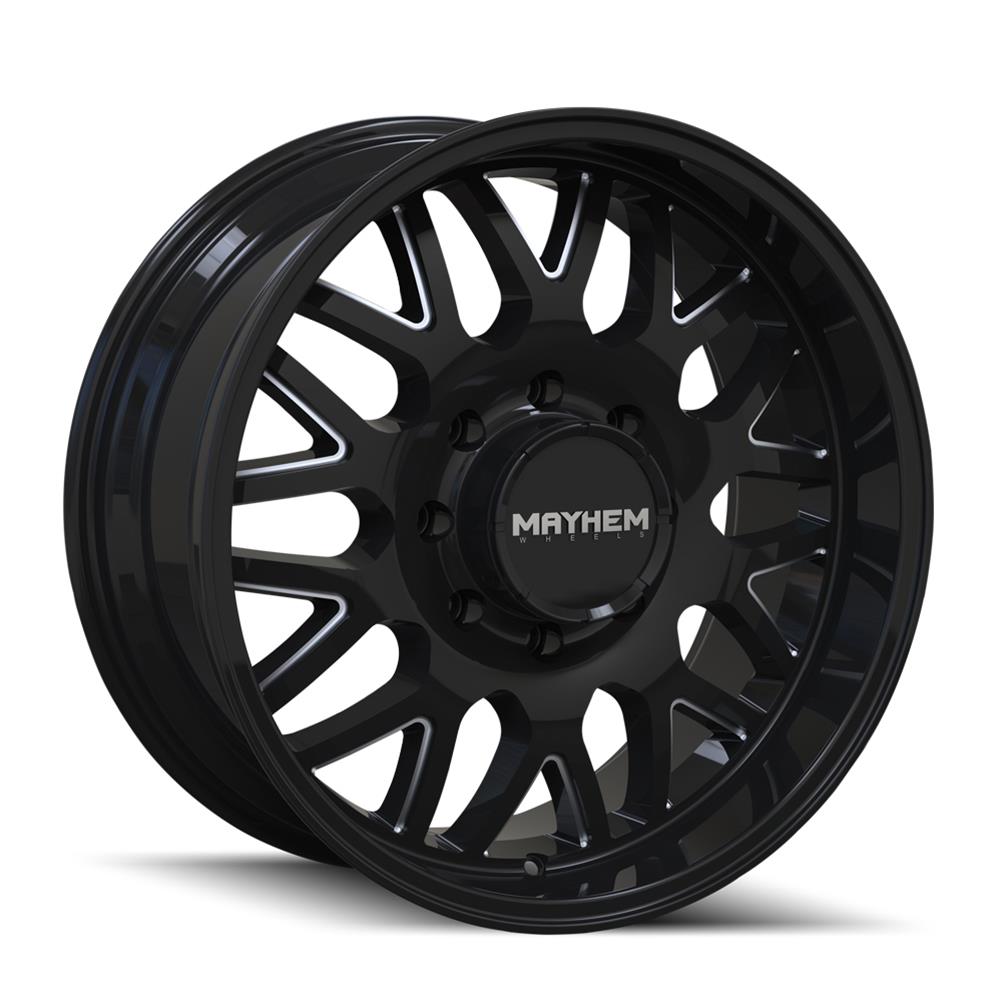 Mayhem Wheels 8110-2983BM11 Mayhem Tripwire 8110 Gloss Black Wheel with ...