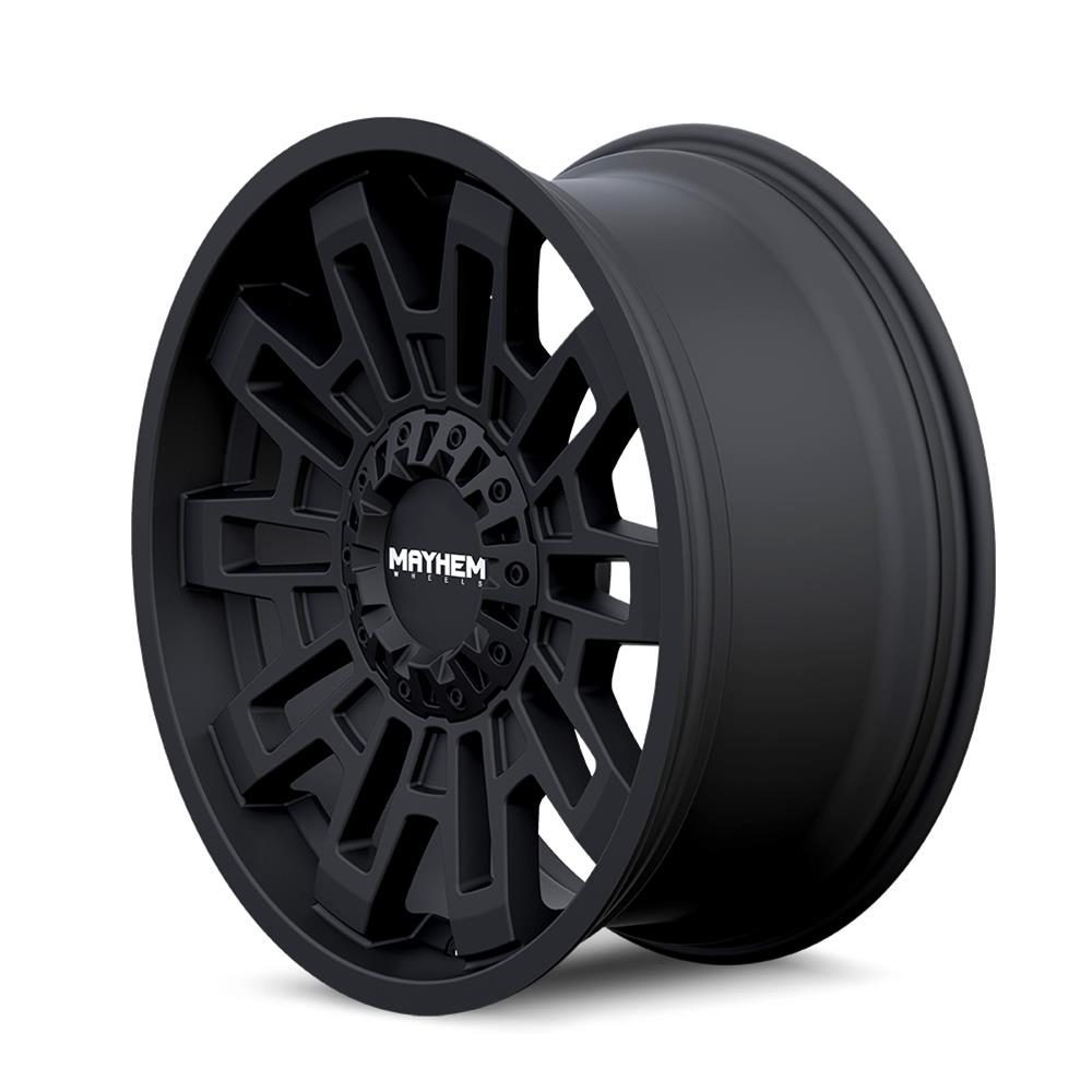 Mayhem Cortex 8113 Matte Black Wheels 20x10 MAYHEM CORTEX MATTE BLACK 20X10 8-165.1 -19MM 125.2MM thumbnail 3