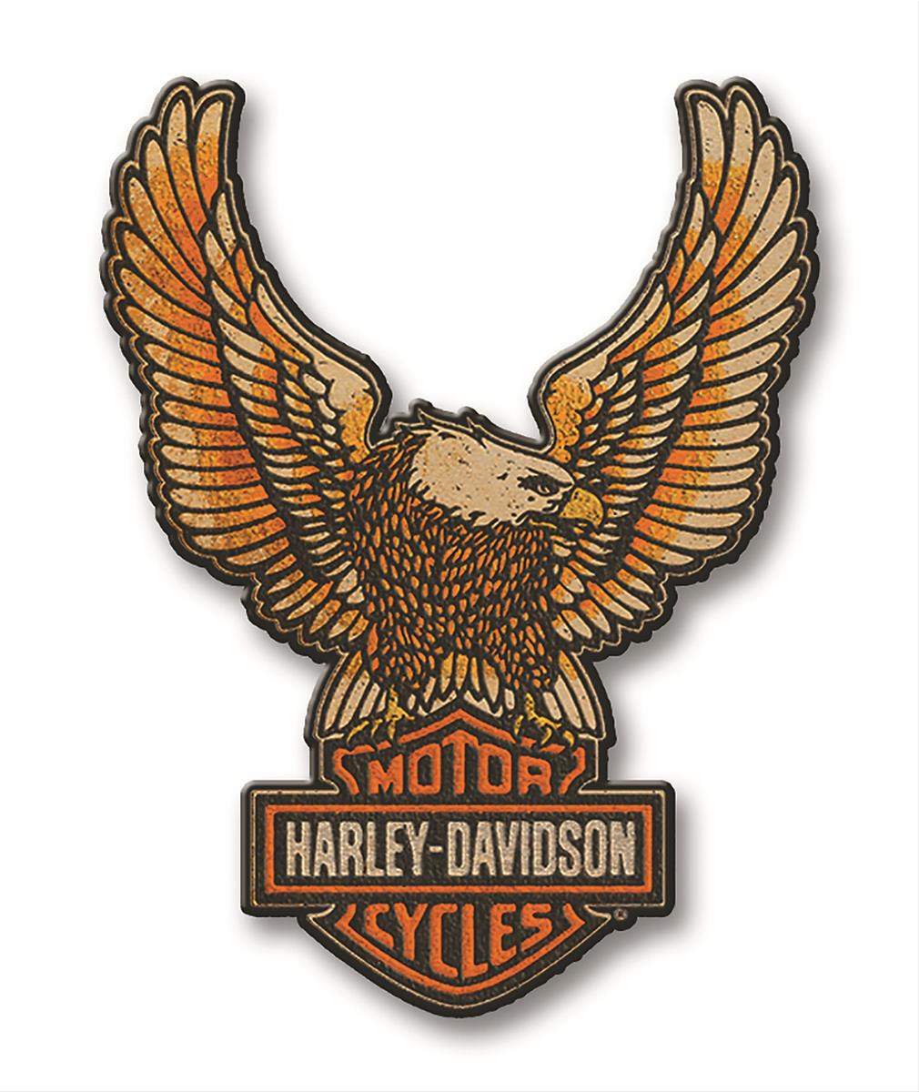 vintage harley davidson eagle logos