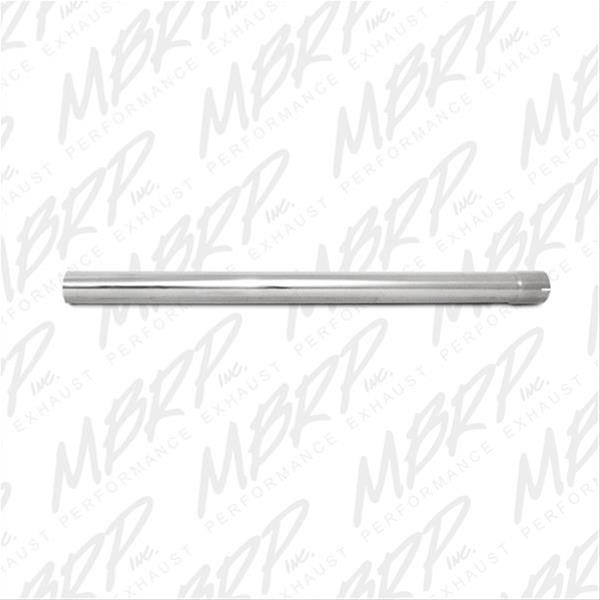 MBRP Installer Series Exhaust Pipes 3 Inch Steel Pipe GP3AL16 3" Straight Tube, 16 gauge, AL - 90" in length thumbnail 2
