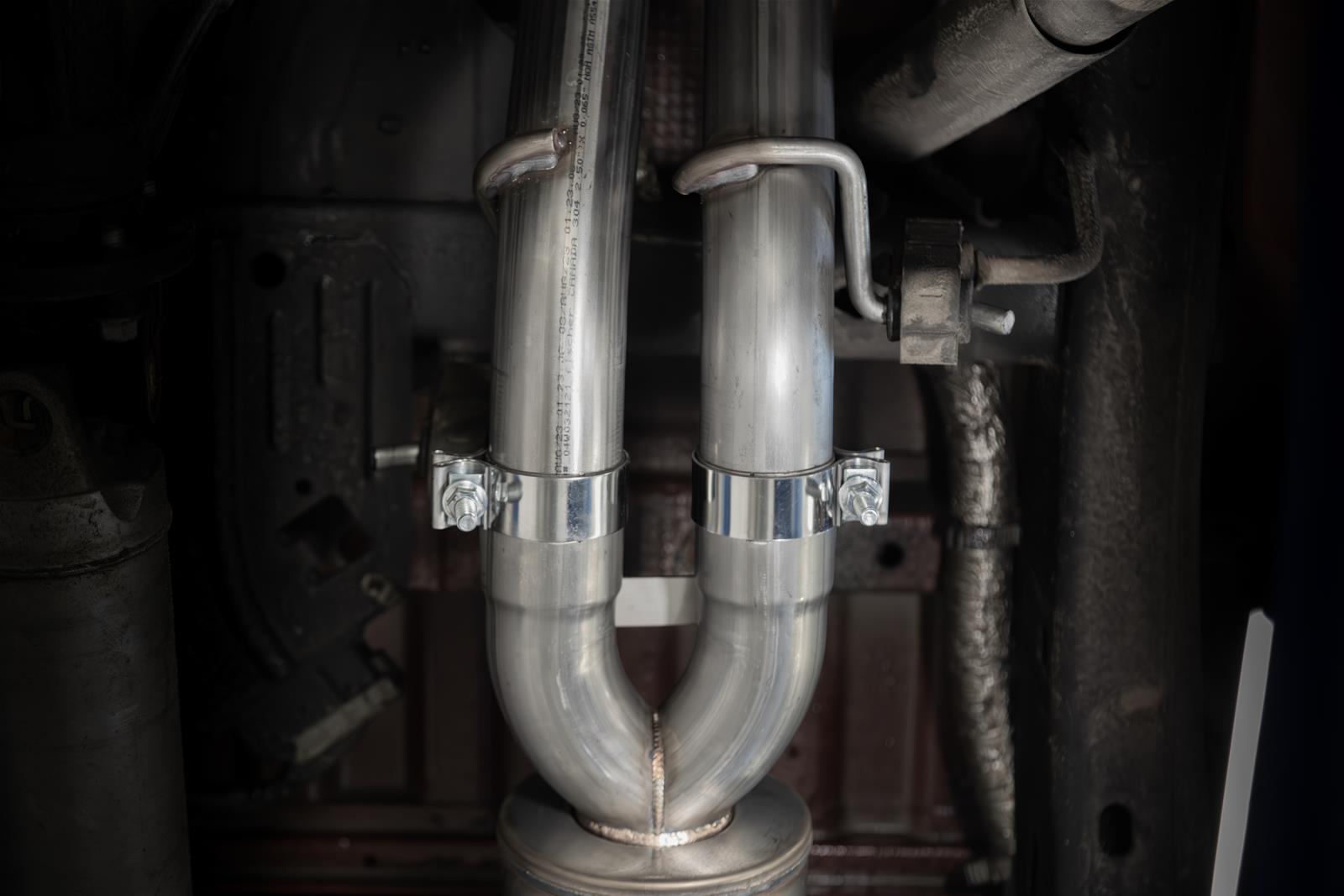 MBRP 2019+ Chevrolet Silverado 1500 / 2019+ GMC Sierra 1500 T304 SS 3in Armor Pro Cat-Back Exhaust thumbnail 8