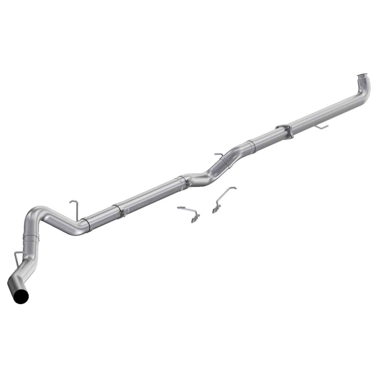 MBRP PLM Series Exhaust Systems S6005PLM System, Systems, Downpipe Back, No Muffler, Steel, Passenger Side Exit, Aluminized, 6.6L Duramax, Chevy, Kit