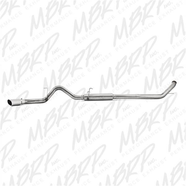 MBRP XP Series Exhaust Systems for 2003-2004 RAM 2500, 3500 - S6104409 System, Series, Turbo-Back, 409 Stainless Steel, Passenger Side Exit, Natural, Polished Tip, Dodge, Pickup, Cummins, Kit thumbnail 5