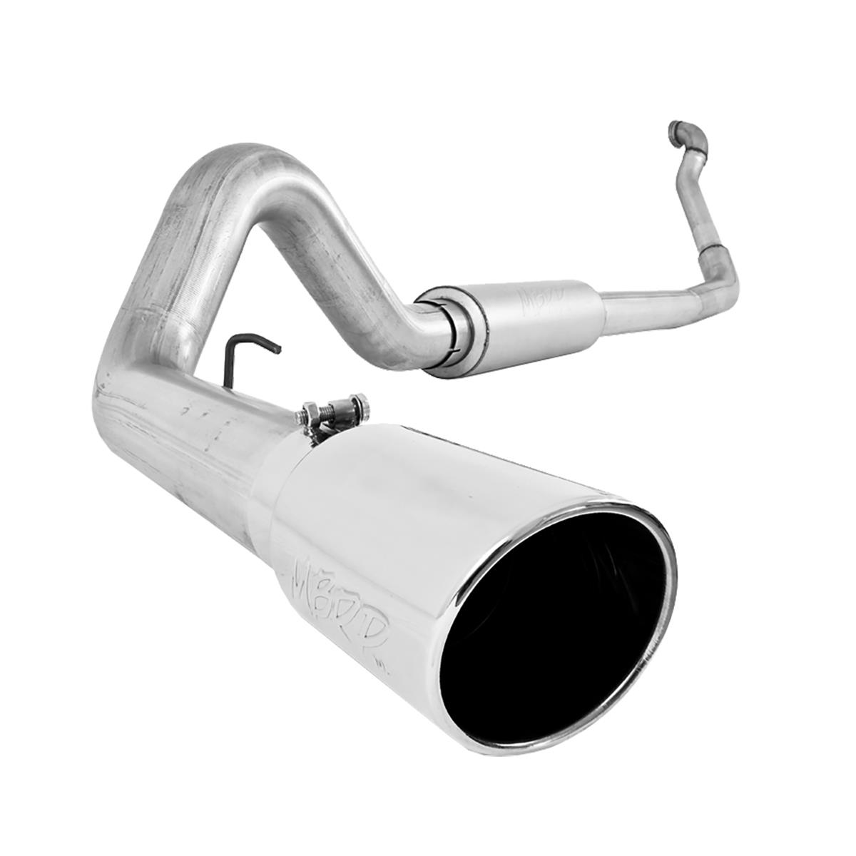 MBRP XP Series Exhaust Systems for 1994-1996 F-250, 1997 F-250 HD, 1994-1997 F-350 - S6218409 System, Series, Turbo-Back, 409 Stainless Steel, Passenger Side Exit, Natural, Polished Tip, Ford, Kit thumbnail 2