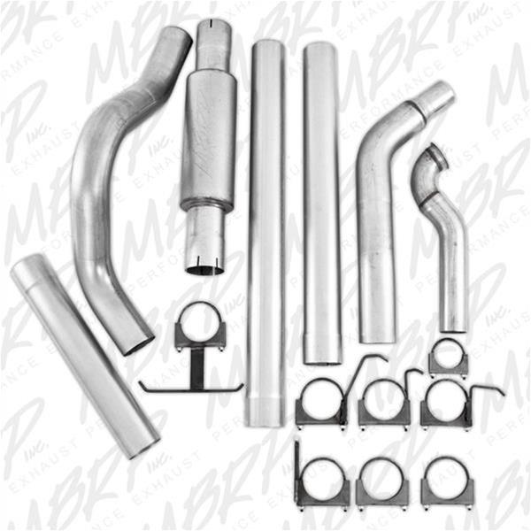MBRP Performance Series Exhaust Systems for 1994-1996 F-250, 1997 F-250 HD, 1994-1997 F-350 - S6218P System, Series, Turbo-Back, Steel, Passenger Side Exit, Aluminized, Ford, Kit thumbnail 4