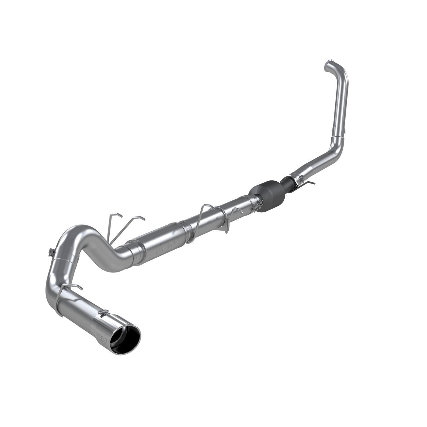 MBRP Installer Series Exhaust Systems for 2003-2007 F-250 SUPER DUTY, F-350 DUTY - S62240AL System, Series, Turbo-Back, Steel, Passenger Side Exit, Aluminized, Polished Tip, Ford, 6.0L, Kit