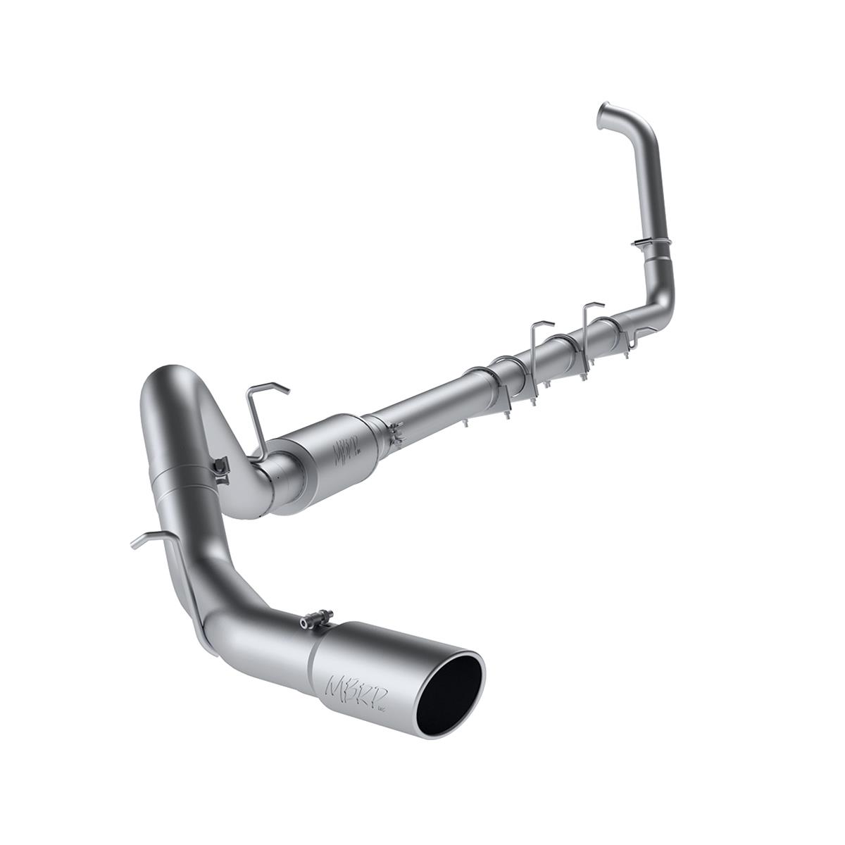 MBRP XP Series Exhaust Systems S6240409 System, Series, Turbo-Back, 409 Stainless Steel, Passenger Side Exit, Natural, Polished Tip, Ford, Cab & Chassis, Kit thumbnail 4