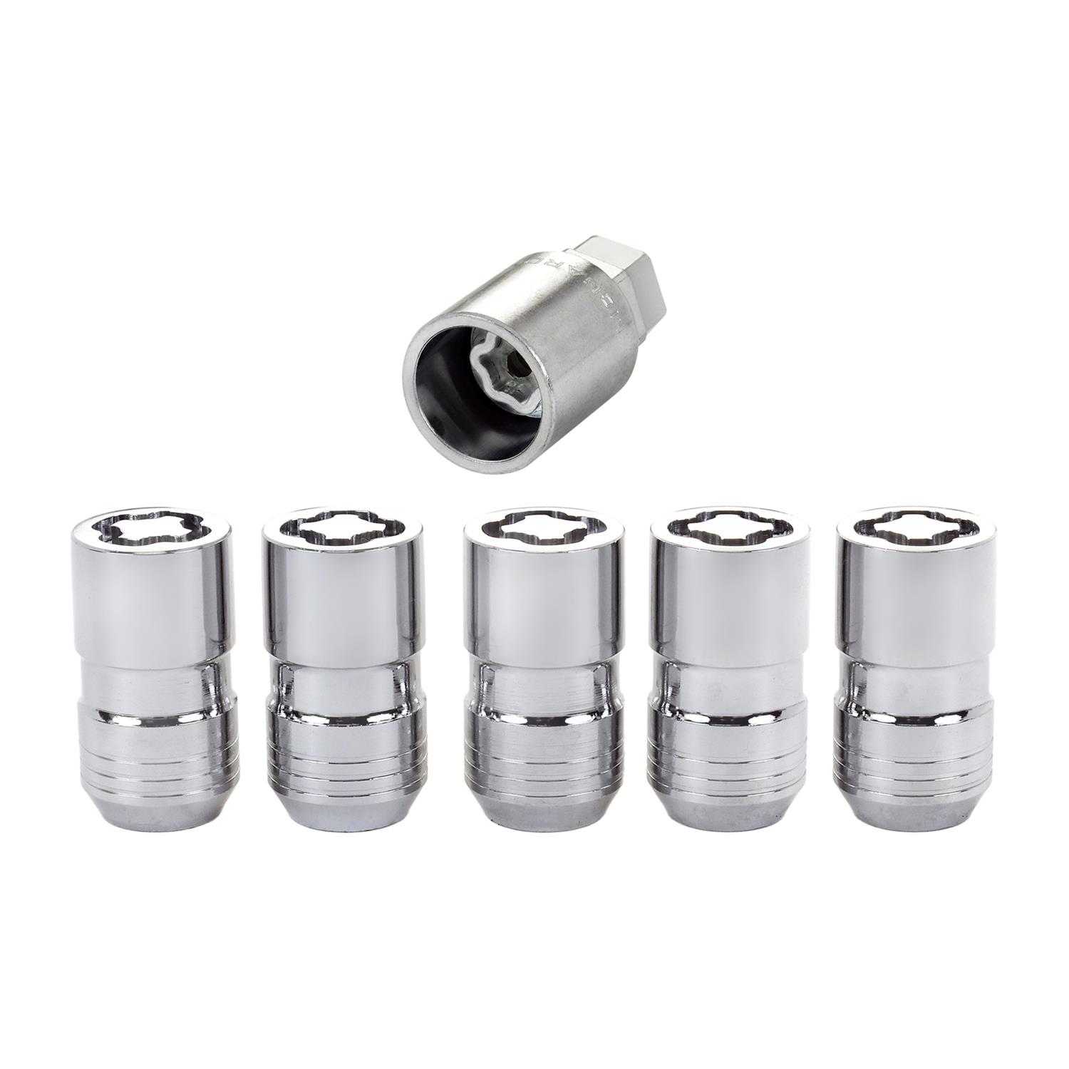 McGard Wheel Lock Nut Set - 5pk. (Cone Seat) M14X1.5 / 22mm Hex / 1.639in OAL - Chrome thumbnail 2