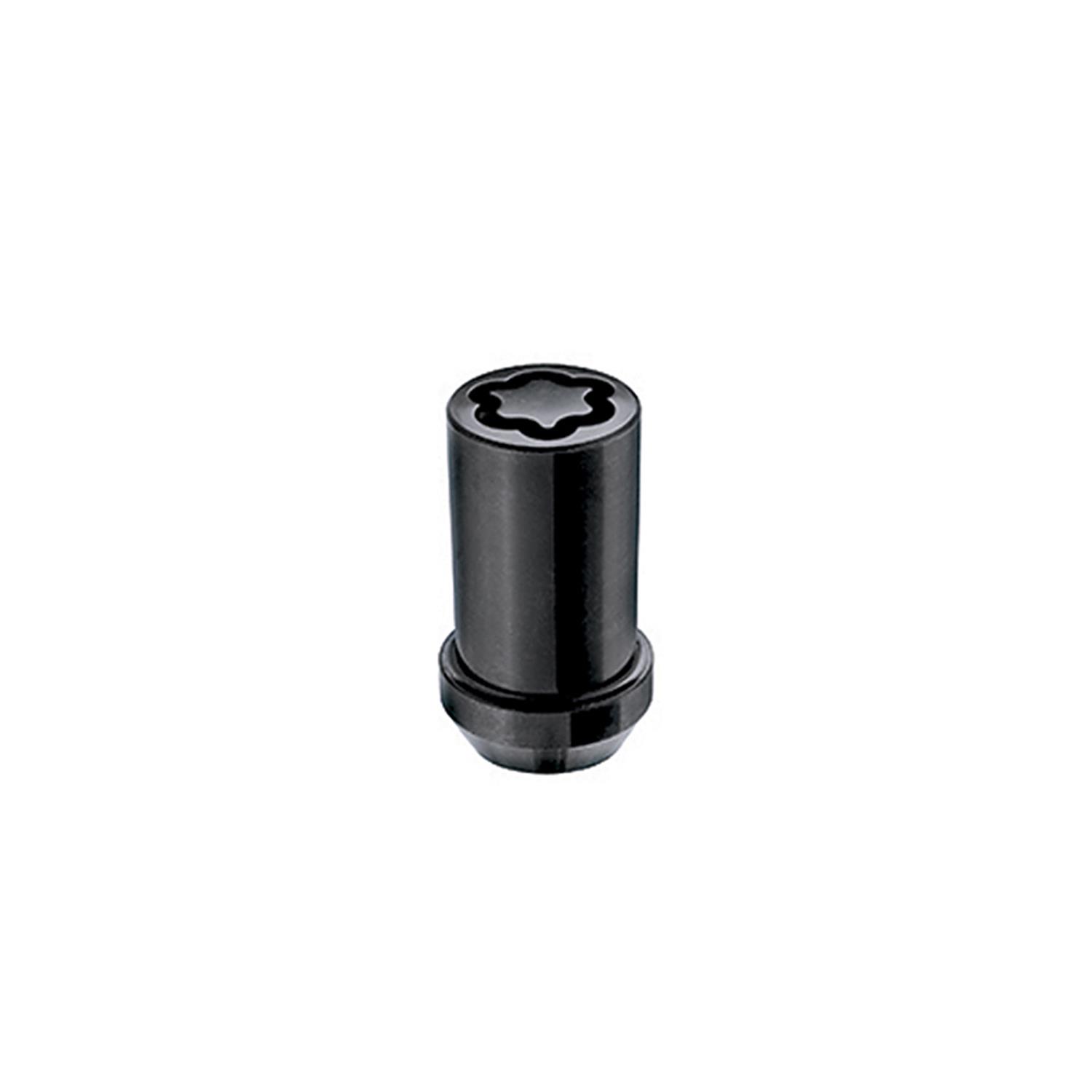 McGard Wheel Lock Nut Set - 5pk. (Cone Seat Tuner) M14X1.5 / 22mm Hex / 1.648in OAL - Black thumbnail 3