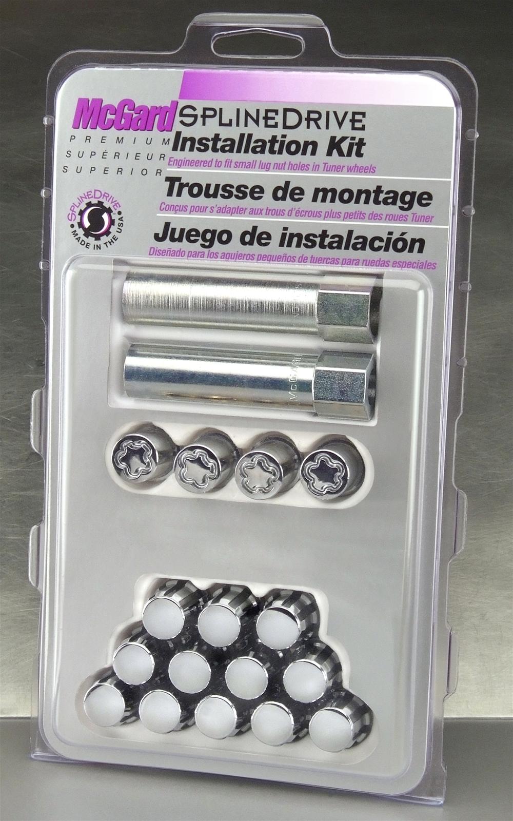 Kit de montage de roues Spline Drive