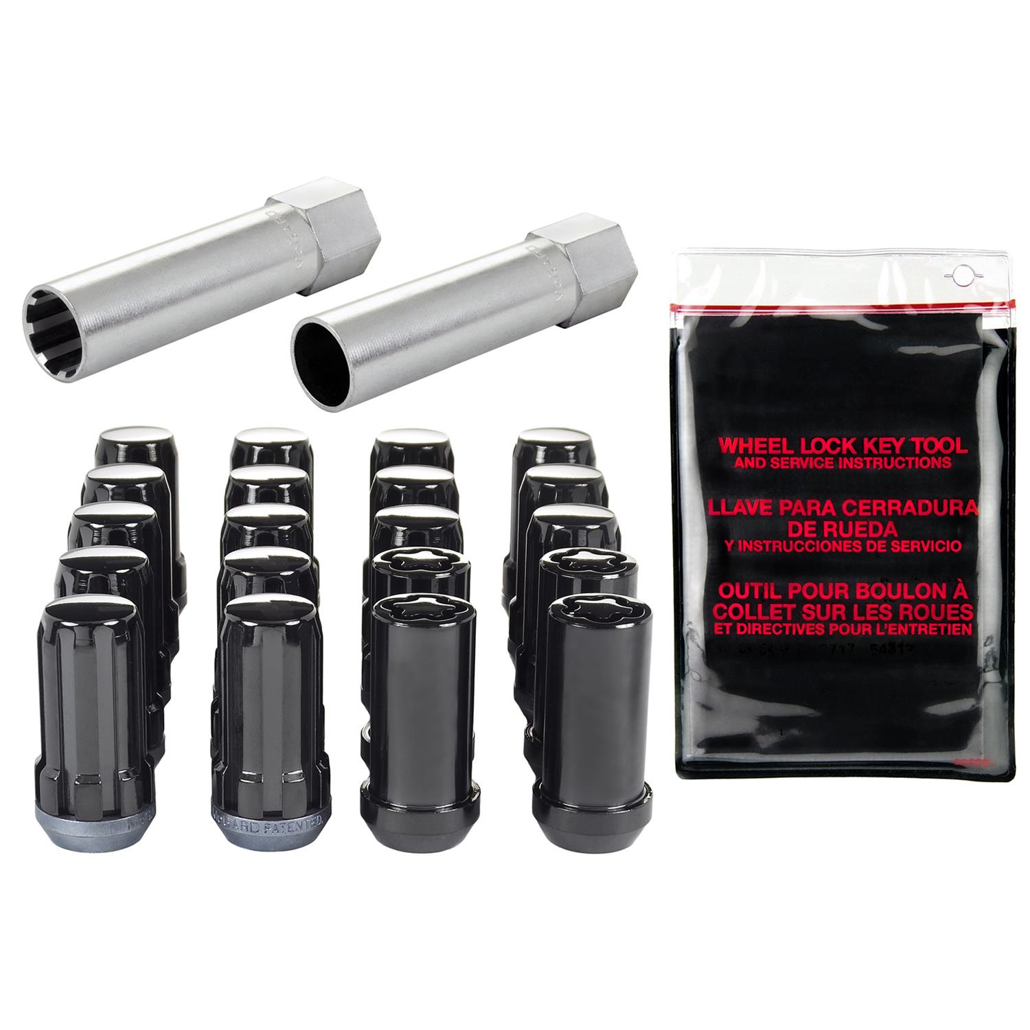 McGard 65540BK McGard Spline Drive Lug Nut Installation Kits