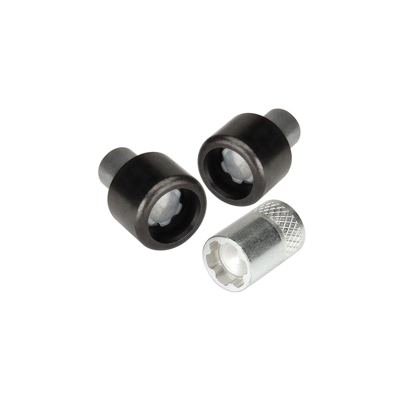 McGard Door Locks for 2018-2020 WRANGLER - 76157 Hinge Locks, 6mm x 1.0, Steel, Black, Jeep, Wrangler, 2-Door, Kit thumbnail 2
