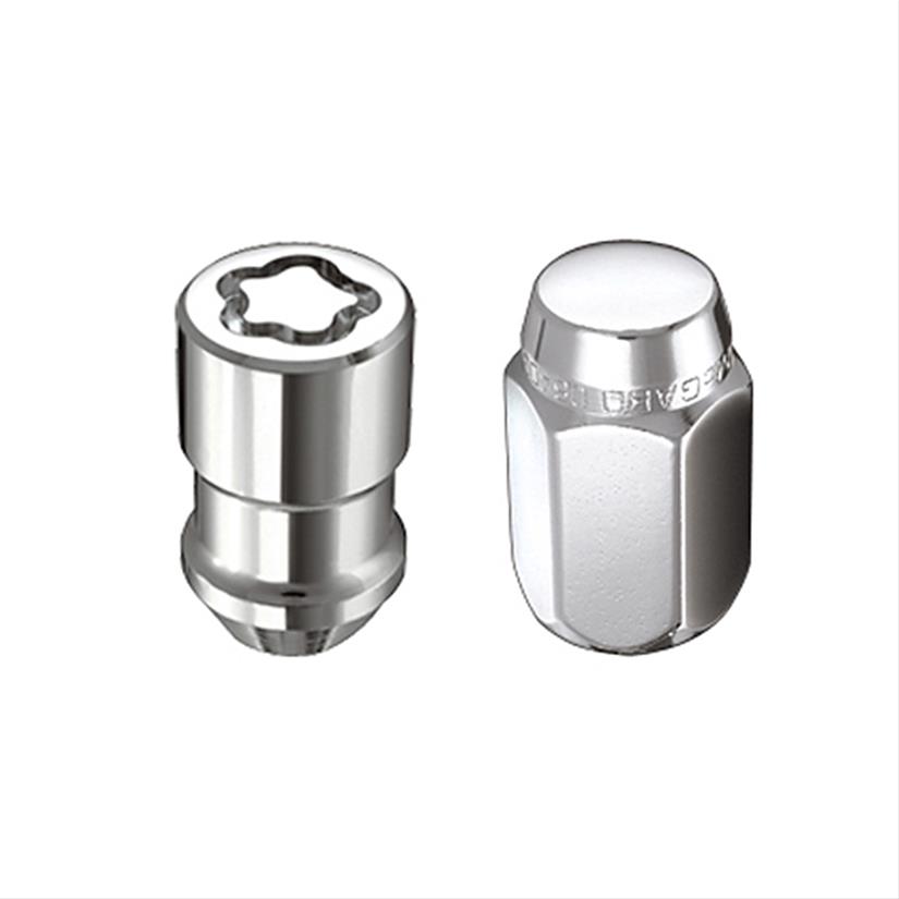 McGard Jeep Wrangler Hex Install Kit (Cone Seat) 1/2-20 / 13/16 Hex (18 Lug Nuts / 5 Locks) - Chrome thumbnail 2