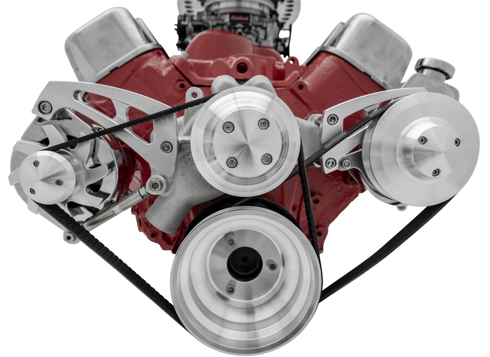 March Performance BBC Long Water Pump Serpentine Conversion Kit