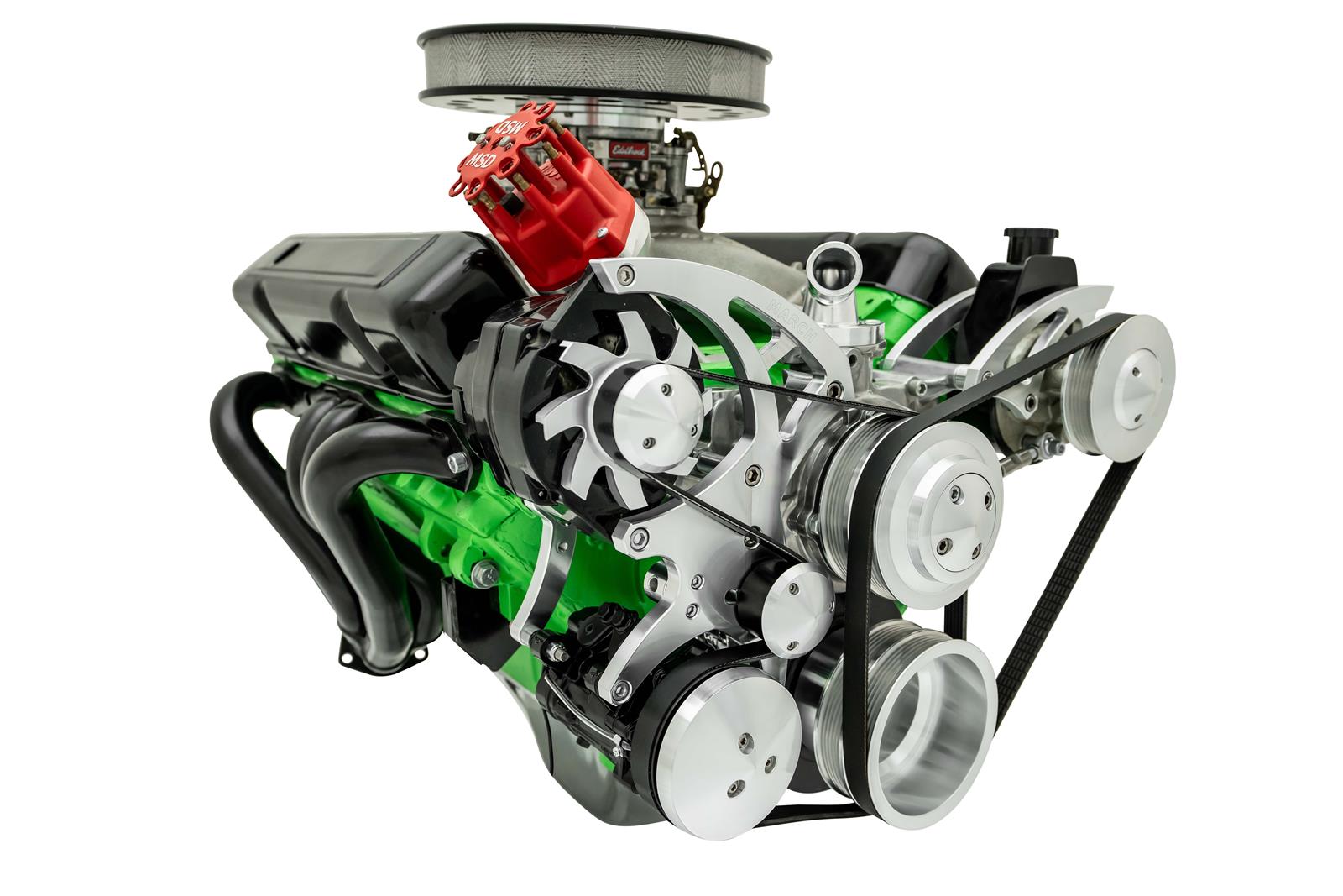 Kit Pulegge Serpentine Per Mopar Big Block 426 440 Hemi – Conversione In Alluminio Lucidato - Foto 11