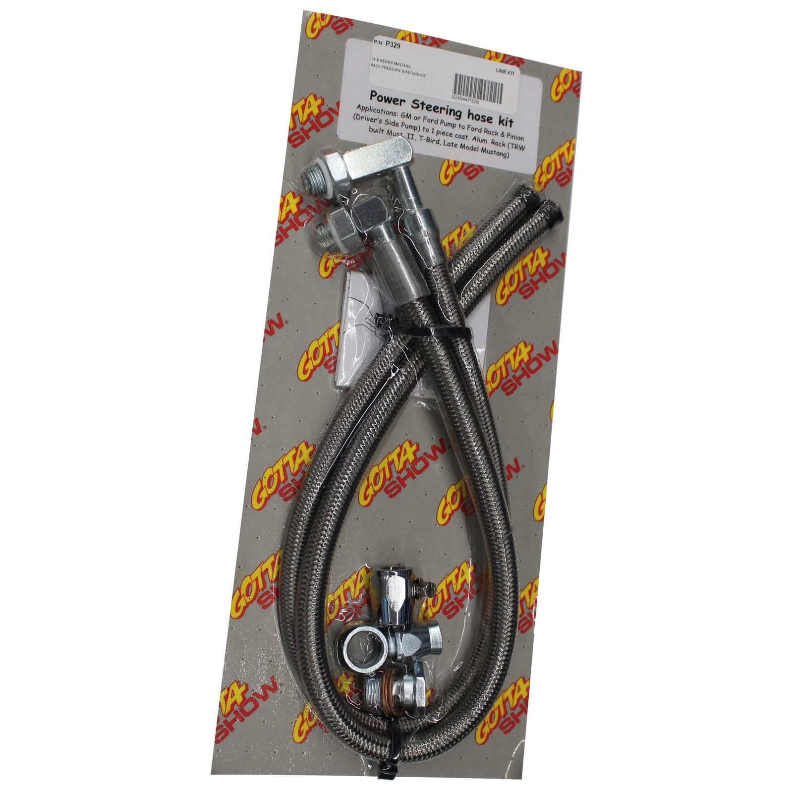 March Performance Braided Power Steering Hose Kits P329