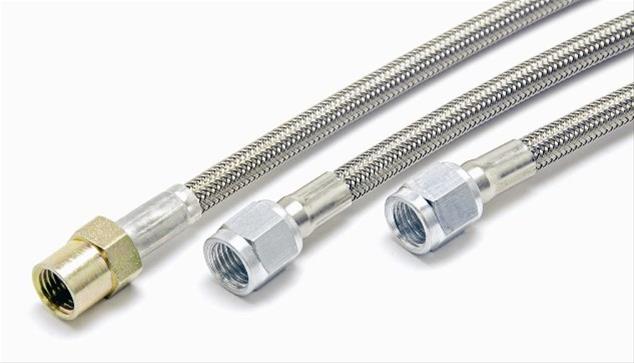 McLeod Steel Braided Line 11 Rigid End For Bleeder & An4