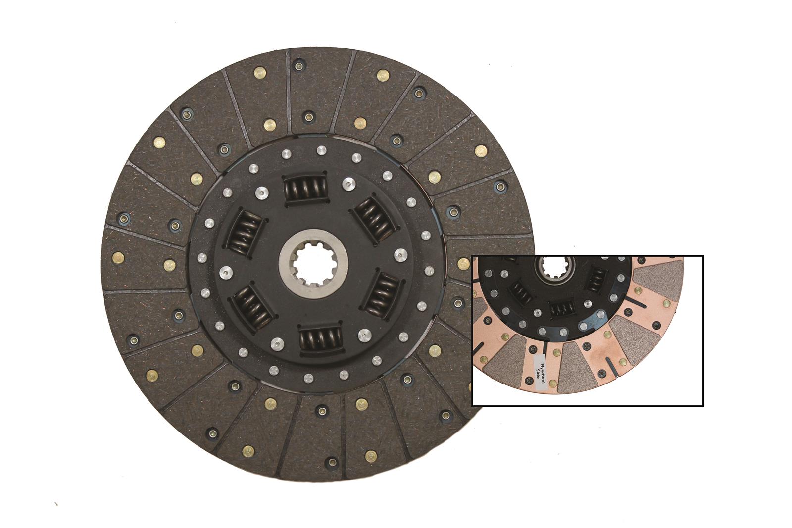 McLeod 500 Series Clutch Discs 270451 Disc, 500-Series, Organic/Ceramic, 1.125 in.-10-Spline, 9.688 in. Disc, Each
