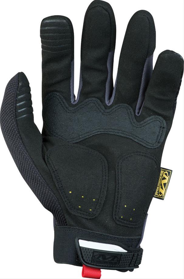 Mechanix Wear M-Pact Gloves MPT-58-011 Gloves, M-Pact, Synthetic Leather, 2-Layer , Black/Gray, X-Large, Pair thumbnail 2
