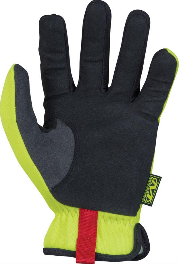 Mechanix Wear FastFit Gloves SFF-91-011 Shop Gloves, FastFit, One Layer, Synthetic Leather/TrekDry®, Black/Yellow Fluorescent, X-Large, Pair thumbnail 2