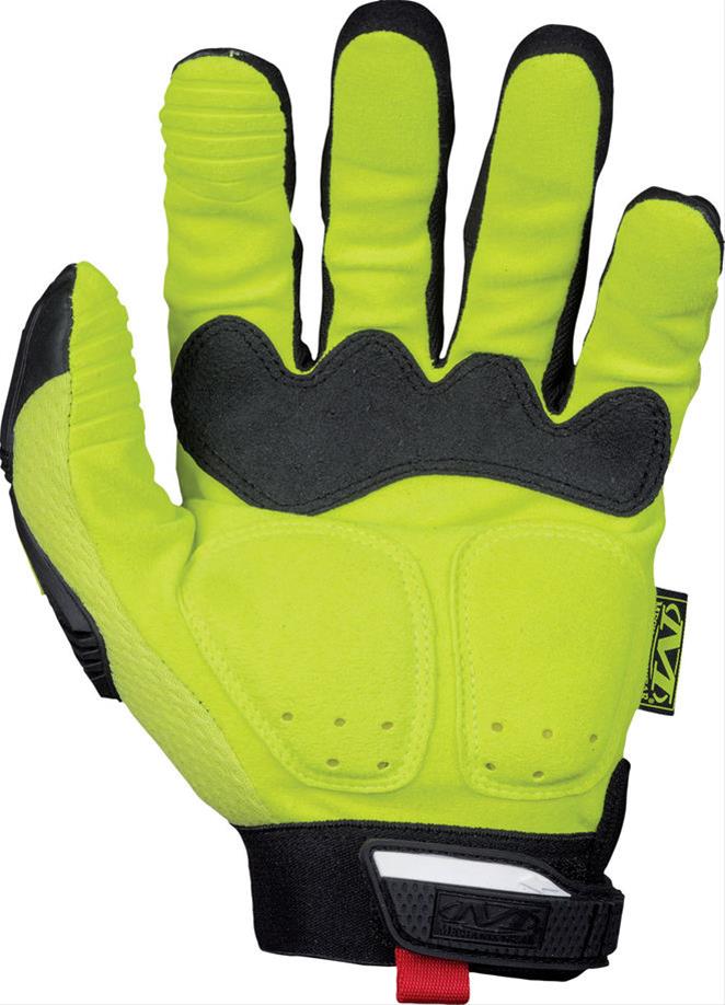 Mechanix Wear M-Pact Gloves SMP-91-011 Gloves, Safety M-Pact, Two Layers, Synthetic Leather/Rubber, Yellow, X-Large, Pair thumbnail 2
