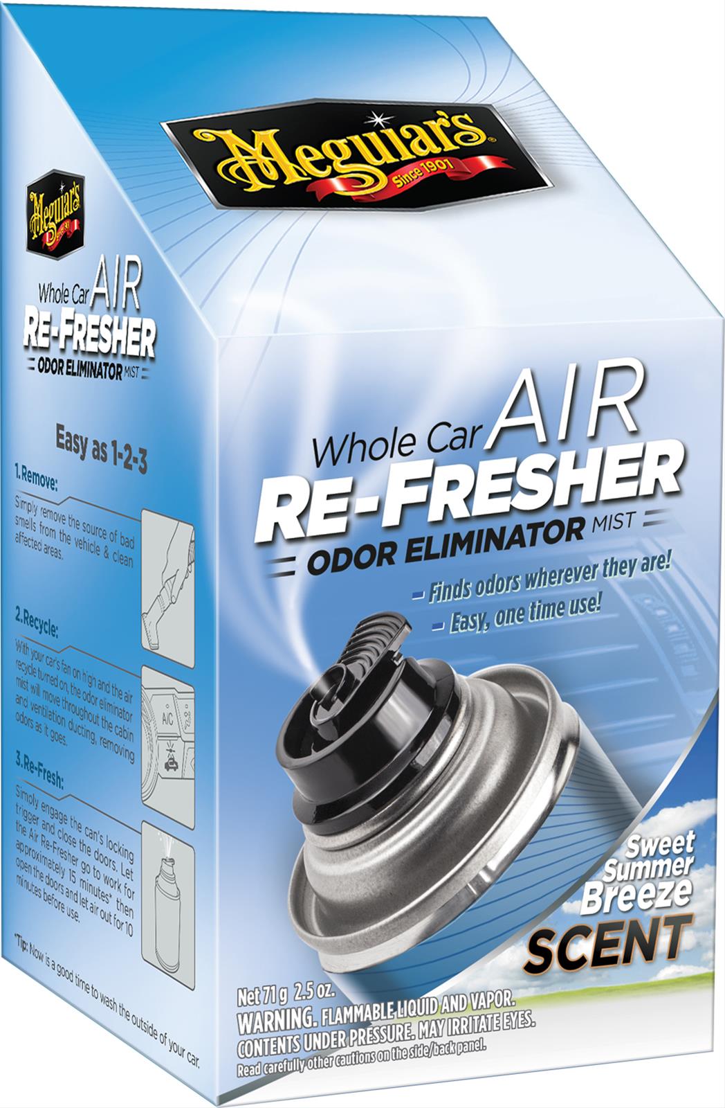 Meguiars Whole Car Air Re-Fresher Odor Eliminator