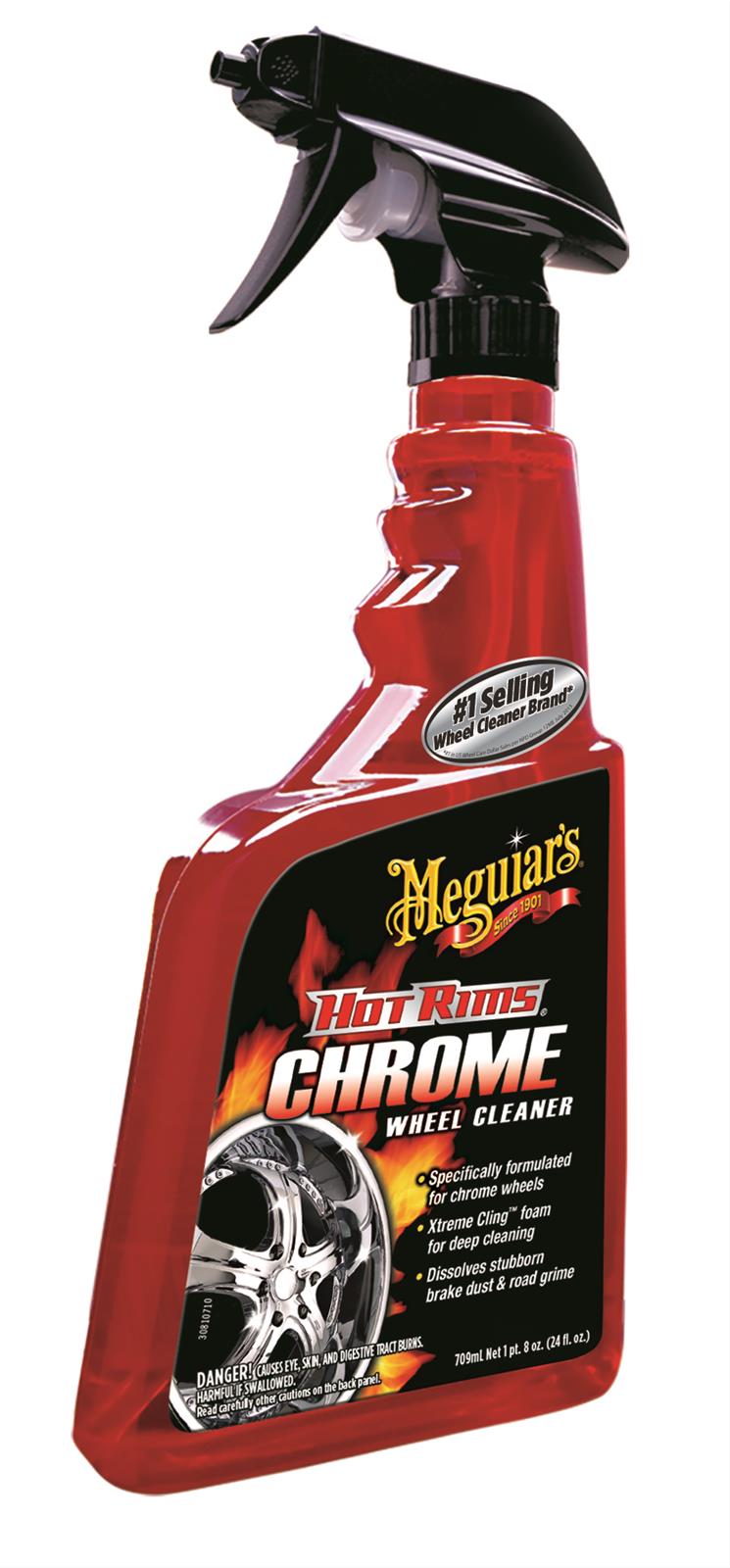Meguiar's G19124 Hot Rims Chrome Wheel Cleaner