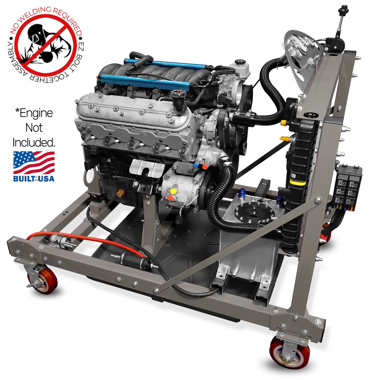 MechMan RESATW-LS-NA MechMan Professional Series Running Engine Stand ...