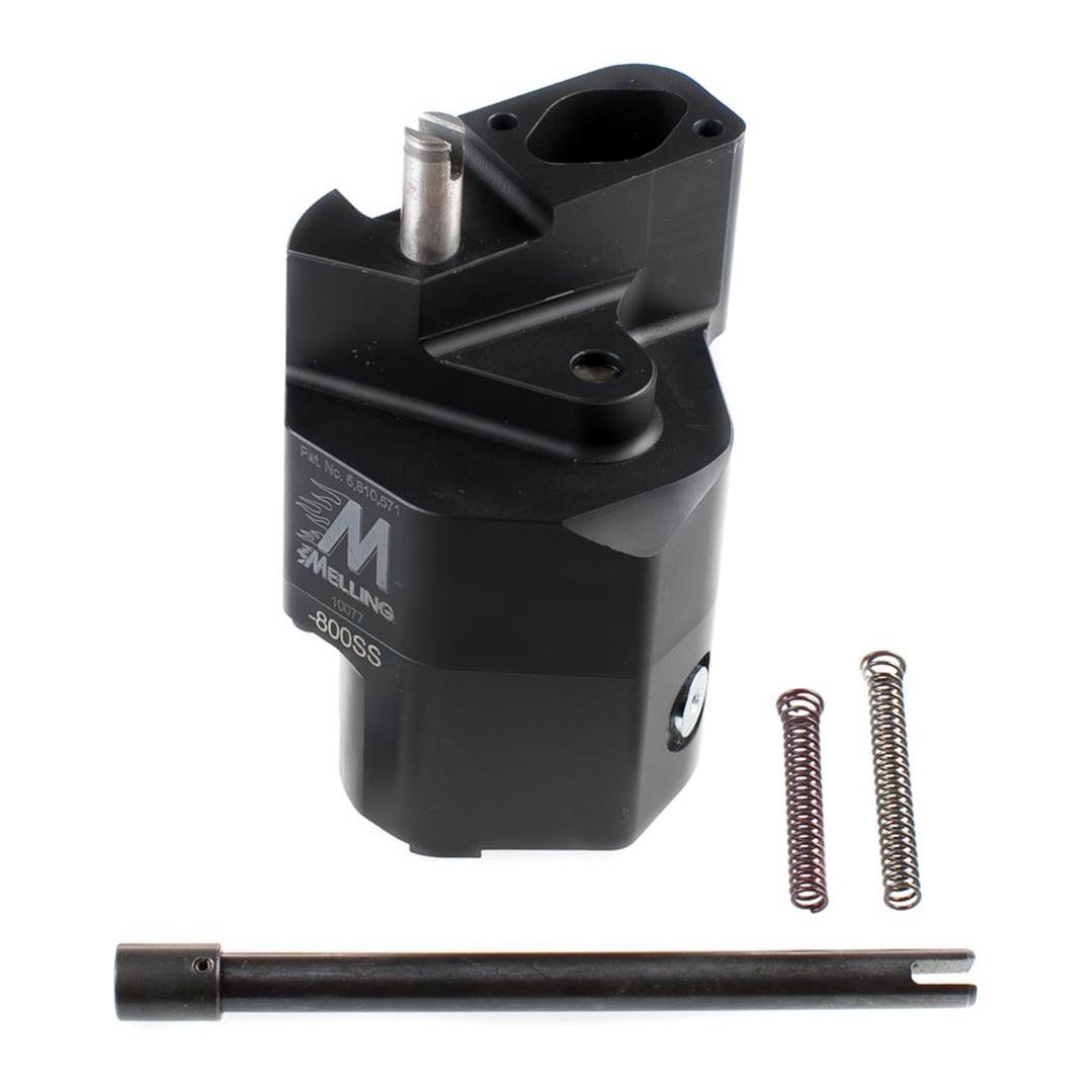 Melling Select Billet Aluminum Oil Pumps 10077-800SS Pump, Wet Sump Style, Standard-Volume, Standard-Pressure, Aluminum, 8 in. Pan Depth, Chevrolet, Big Block, Each