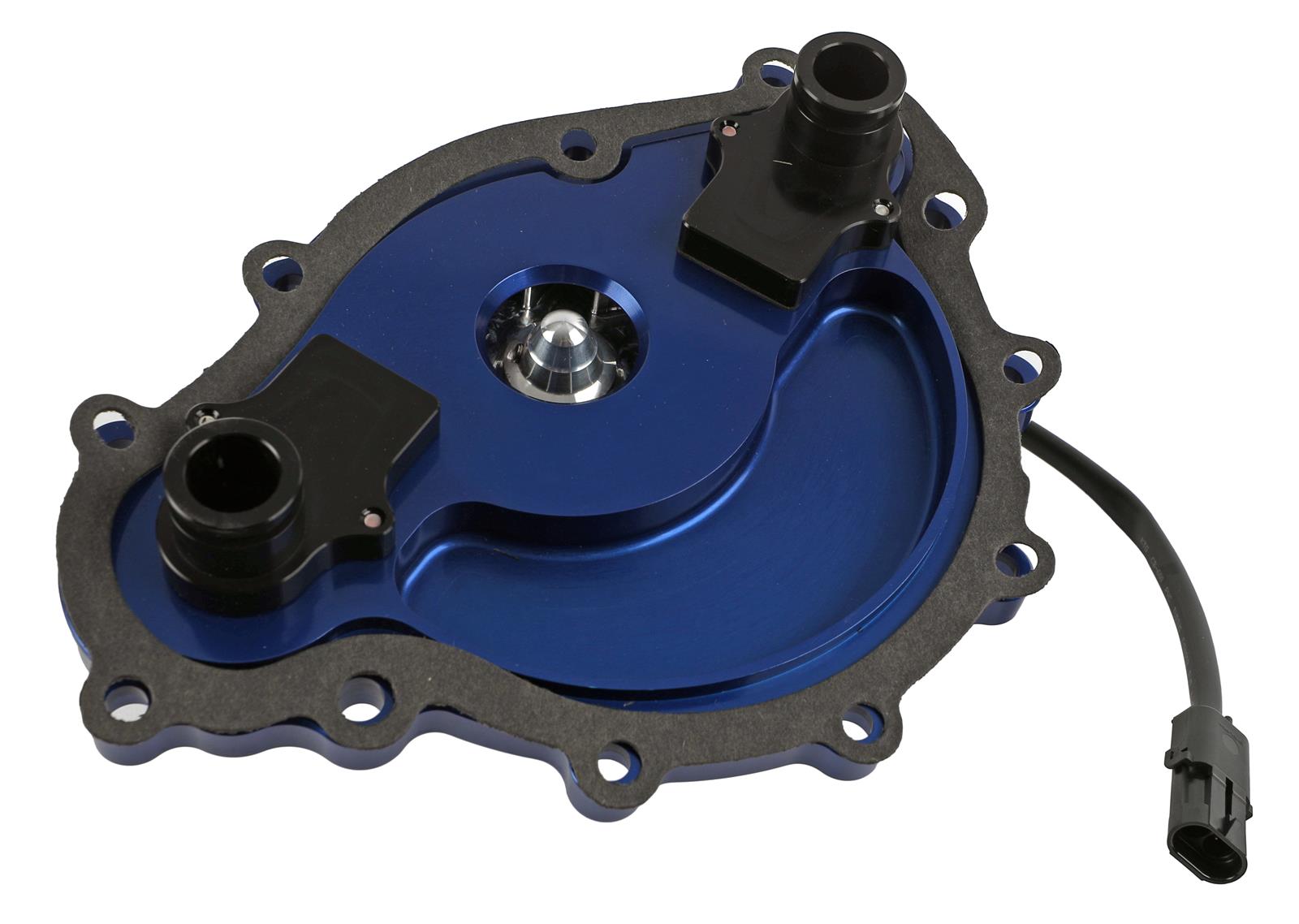 Meziere WP100SHD ビレット HD 電動ウォーターポンプ (ブラック、BBC)