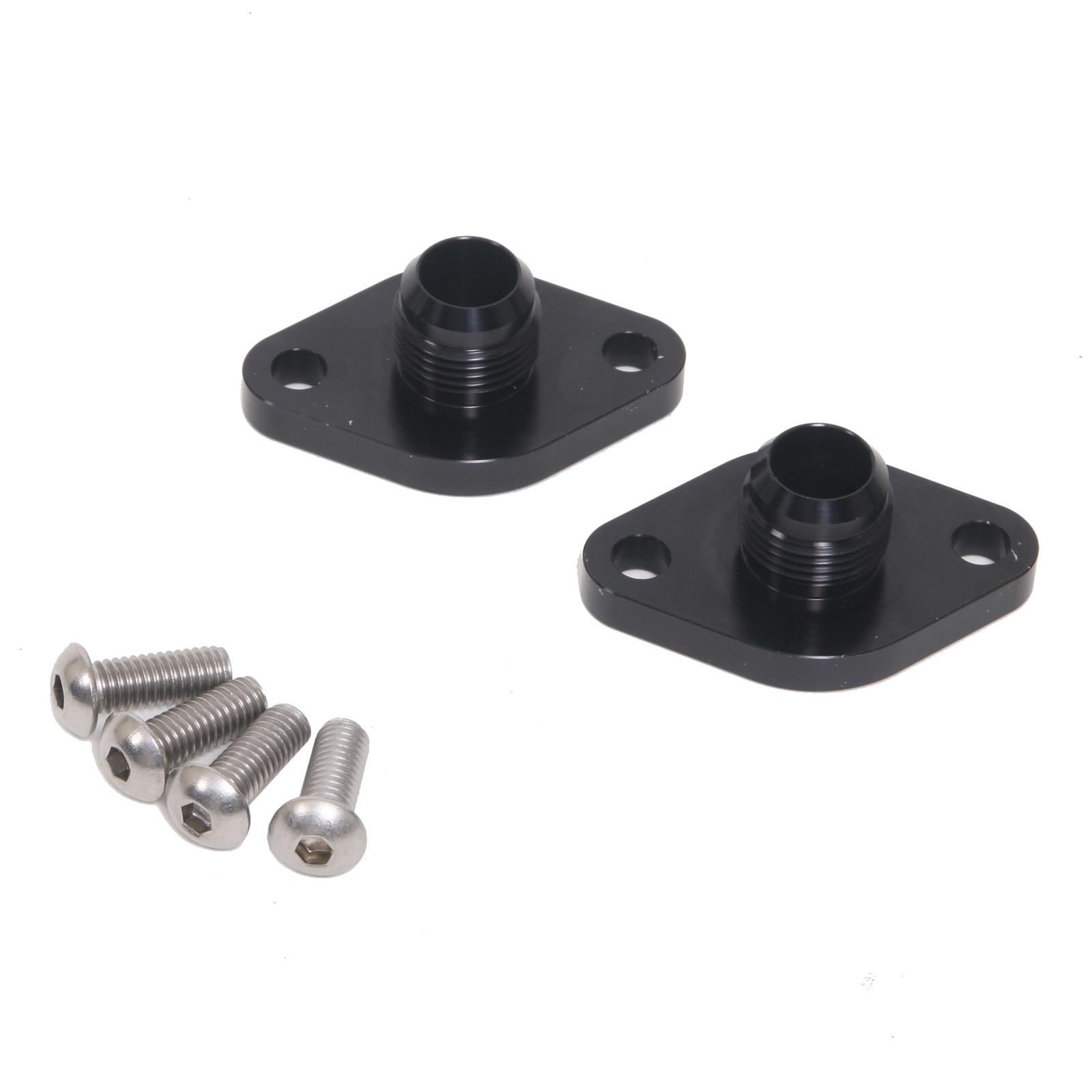 Meziere Enterprises WP8012ANS Meziere Water Pump Port Adapter Flanges |  Summit Racing