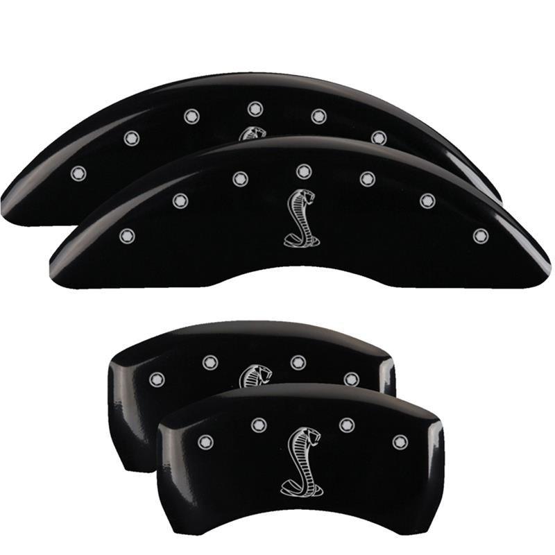 MGP Caliper Covers 10201SSNKBK MGP Black Caliper Covers Summit Racing