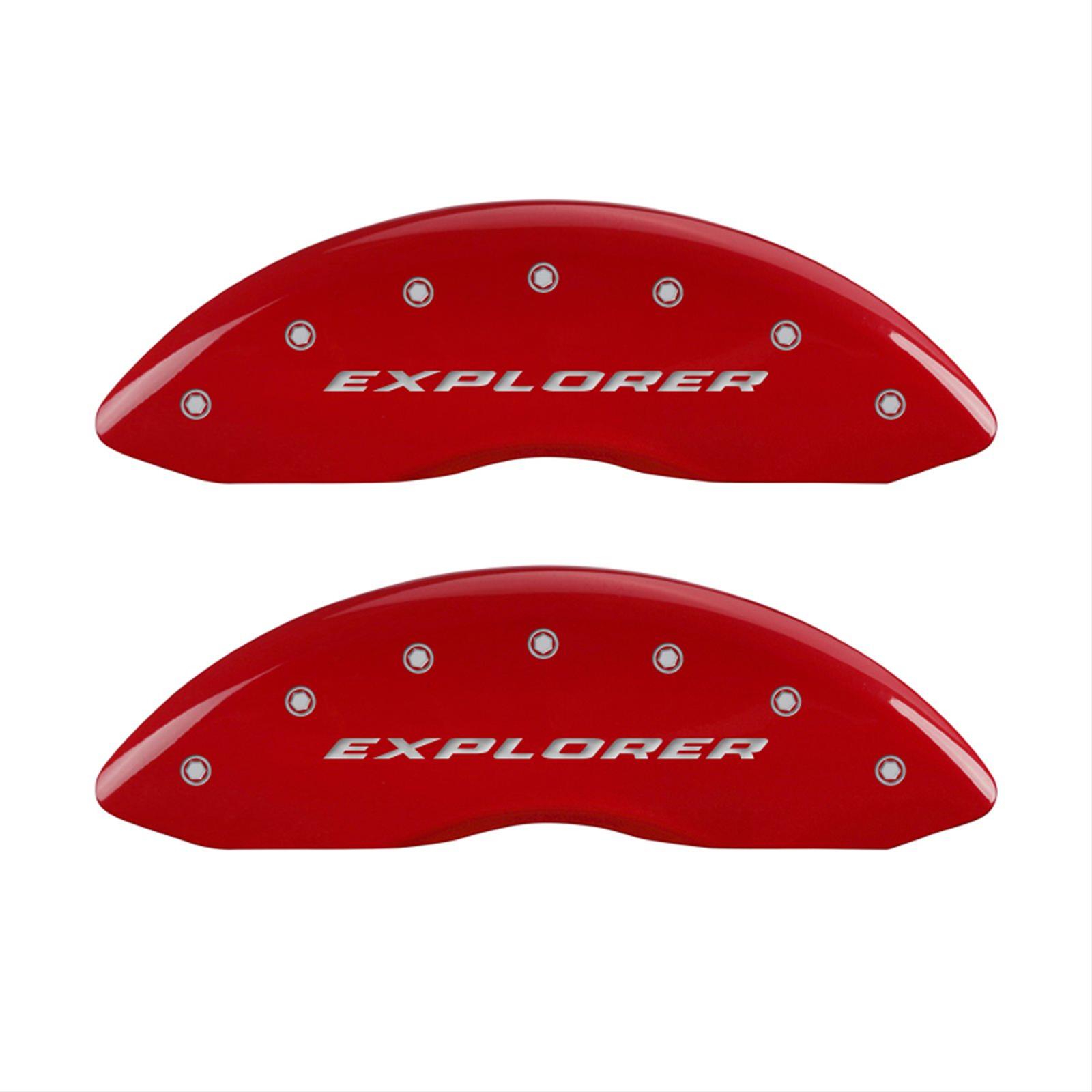 MGP Caliper Covers 10215SXPLRD MGP Red Caliper Covers Summit Racing