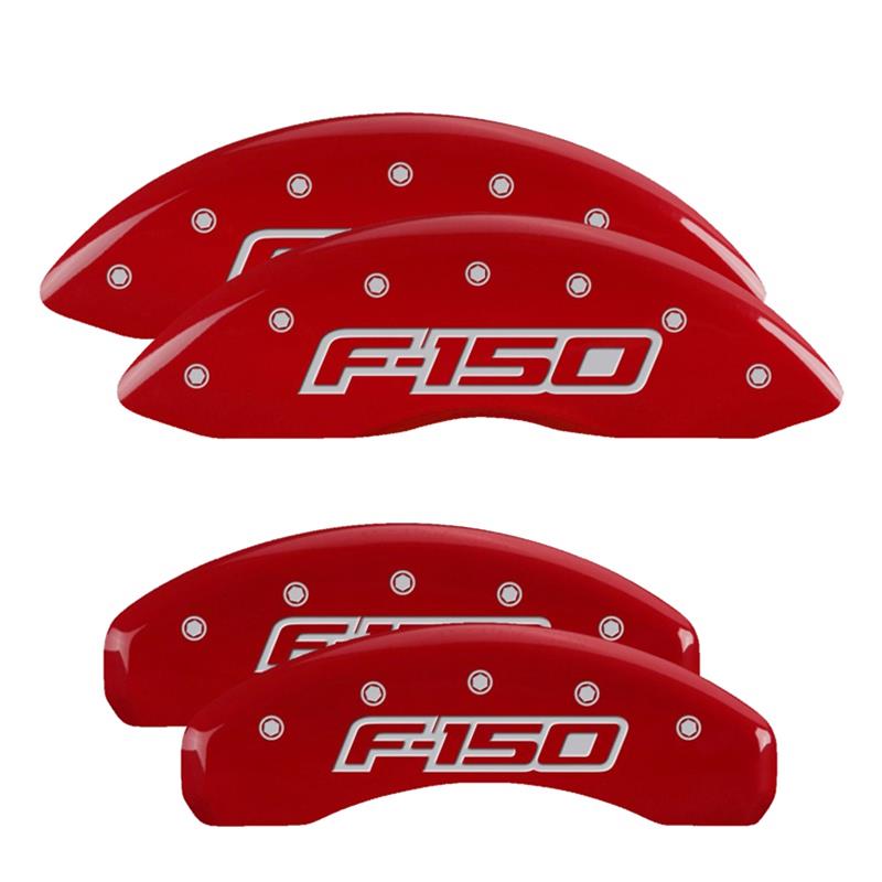 MGP Caliper Covers - Brake for 2012-2020 F-150 10219SCUSDF Set Of 4 Covers, Engraved Front And Rear: Custom Graphics, Designated Finish.