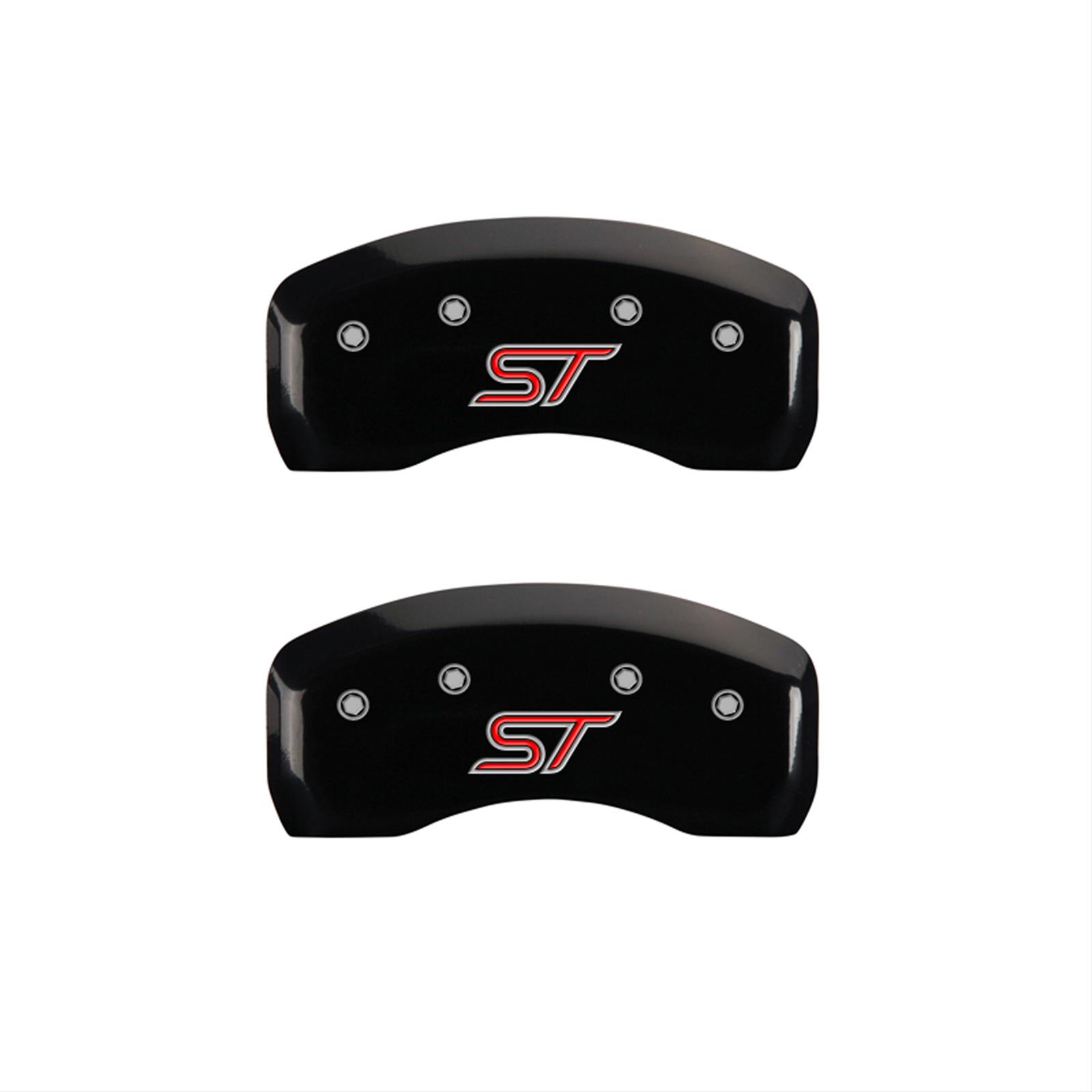 MGP 4 Caliper Covers Engraved Front & Rear ST Black finish silver ch thumbnail 2