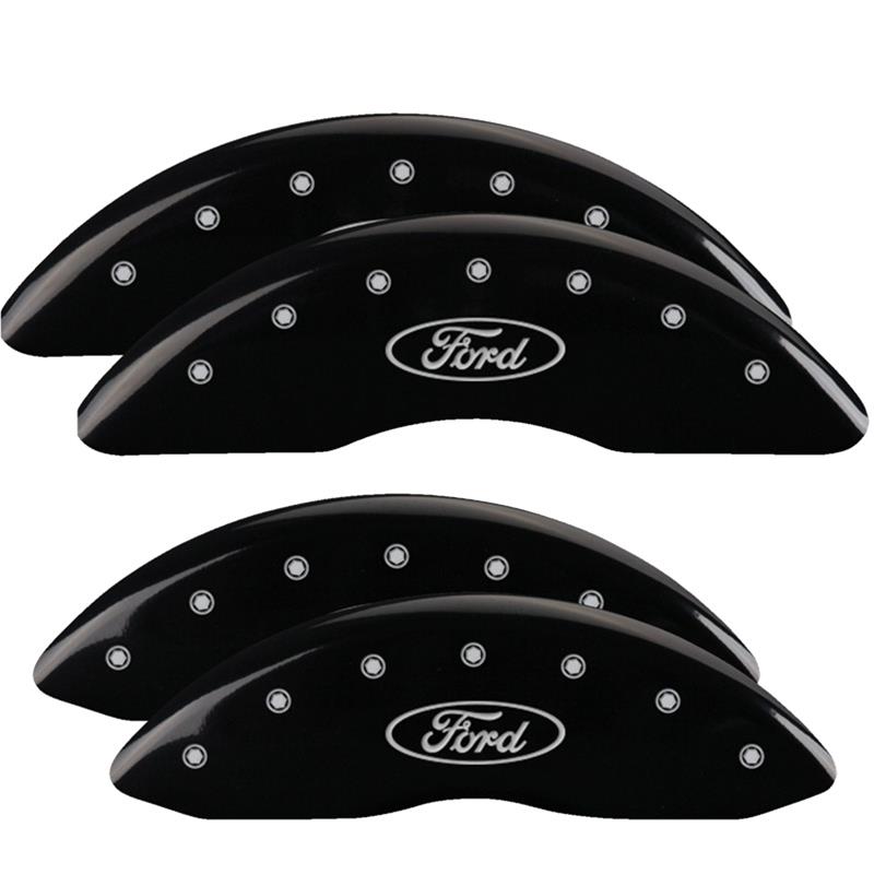 MGP Caliper Covers 10235SFRDBK MGP Black Caliper Covers Summit Racing
