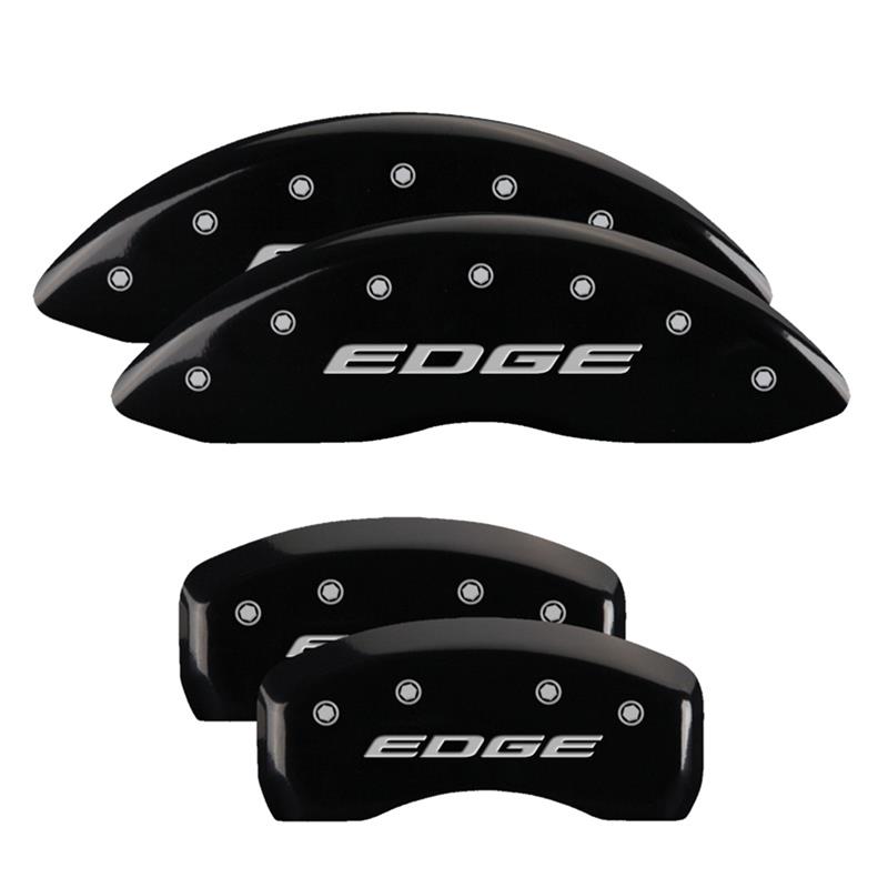 MGP 4 Caliper Covers Engraved Front & Rear EDGE/2015 Black finish silver ch thumbnail 3